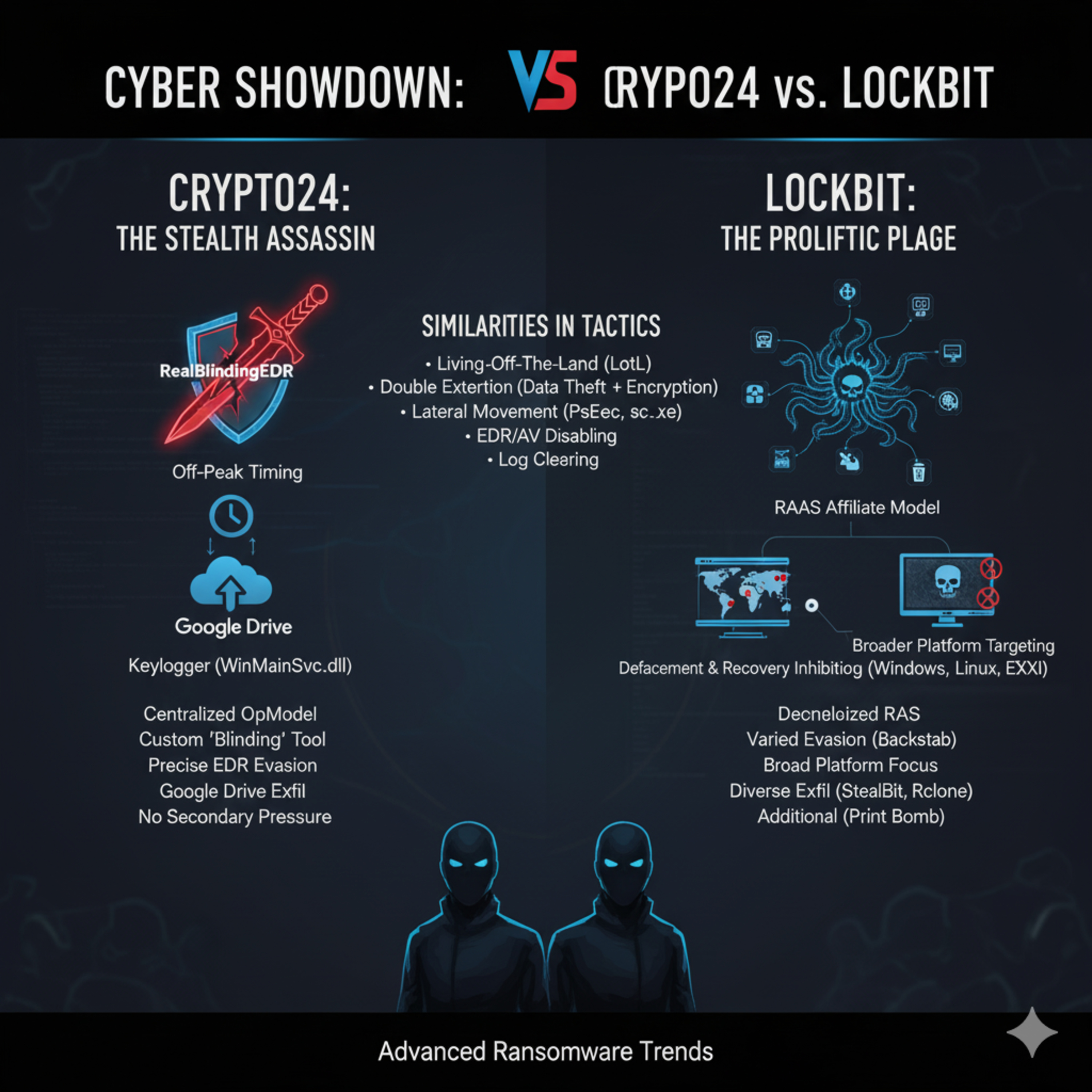 Crypto24 Ransomware: Stealth Attacks Blending Legitimate Tools
