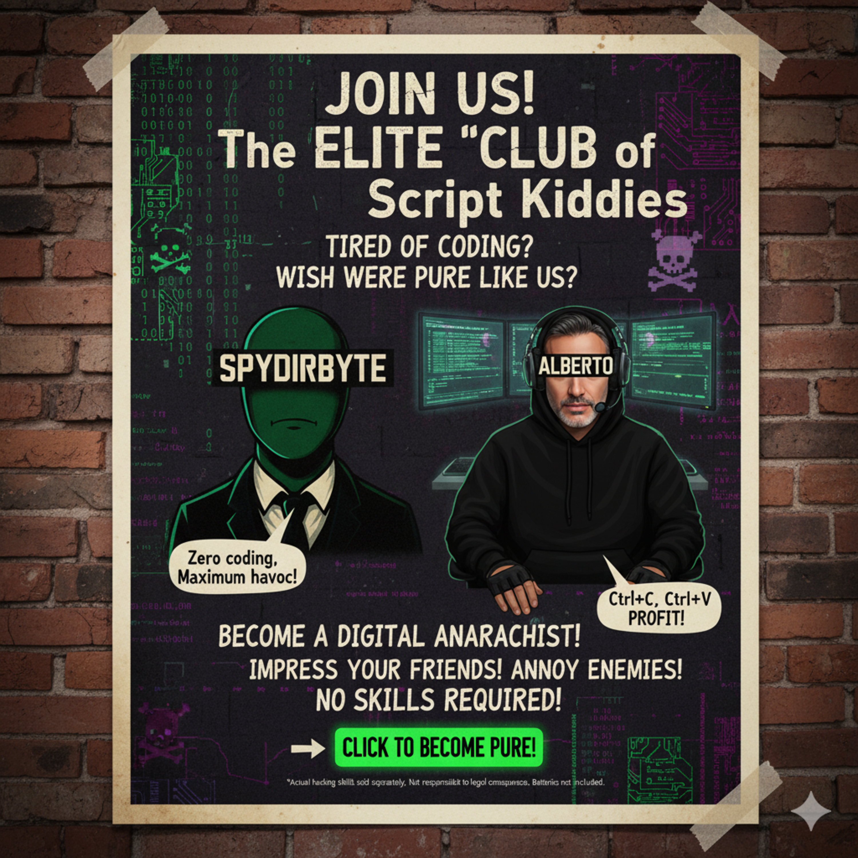 The Church of Script Kiddies: A Divine Comedy of Code