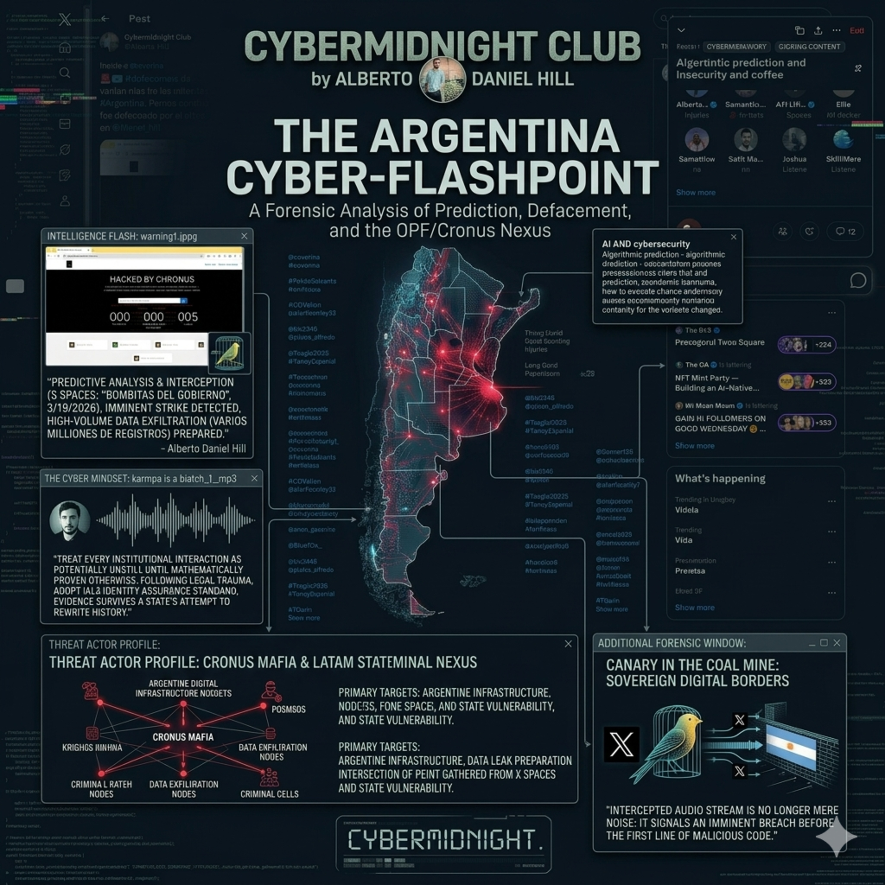 Target Argentina: The Cronus Mafia Cyberattack and Alberto Hill's Warning