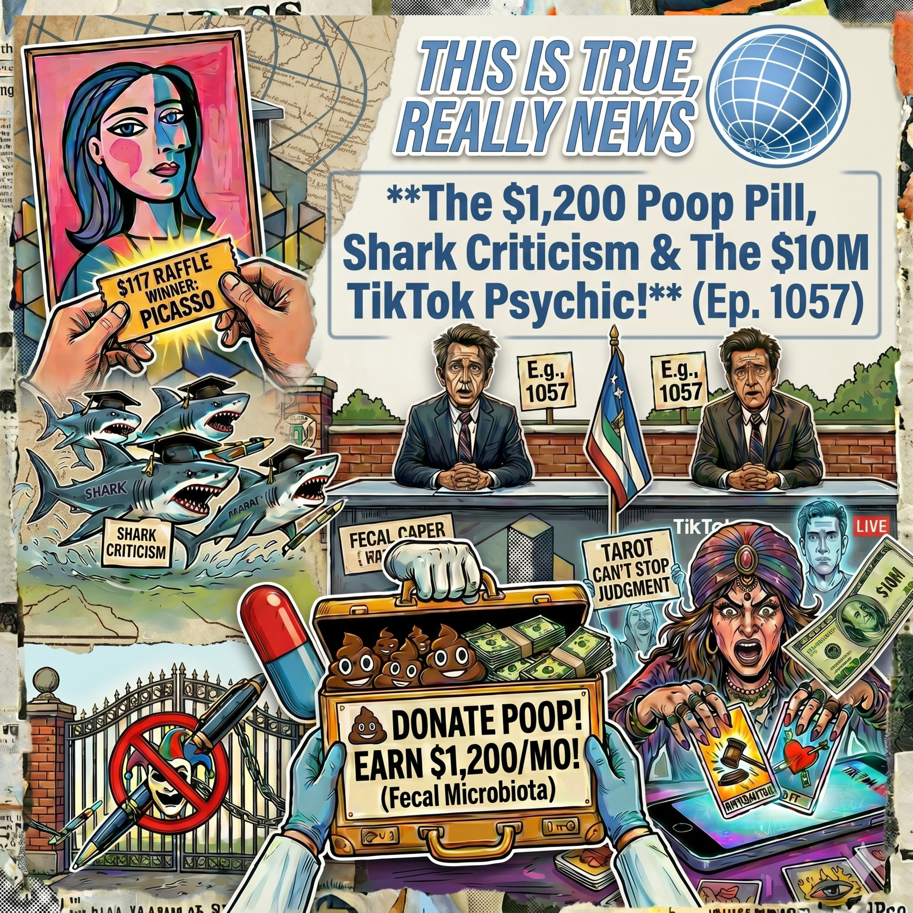 💩 The $1,200 Poop Pill, Picasso Raffles, & Campus Satire Crackdowns (Ep. 1057) episode artwork