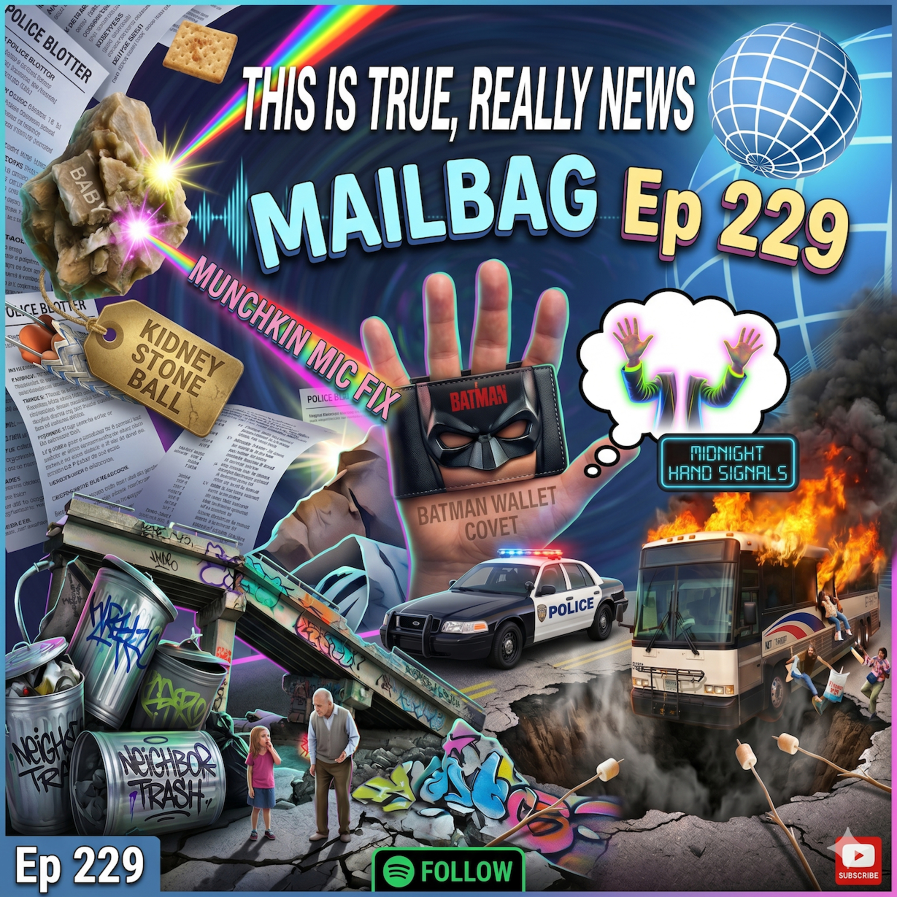 Laser Surgery, Bus Fires, & The Batman Wallet? | TITRN Mailbag 229 episode artwork