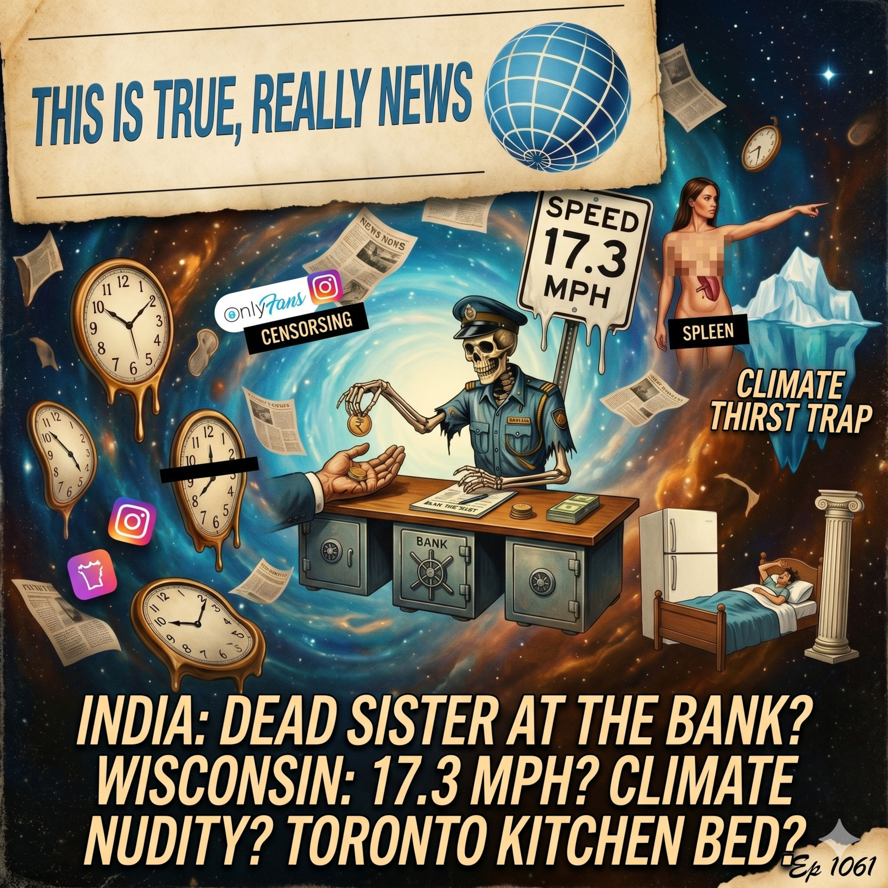 He Brought a SKELETON to the Bank? 💀 | This Is True Really News Ep. 1061 episode artwork