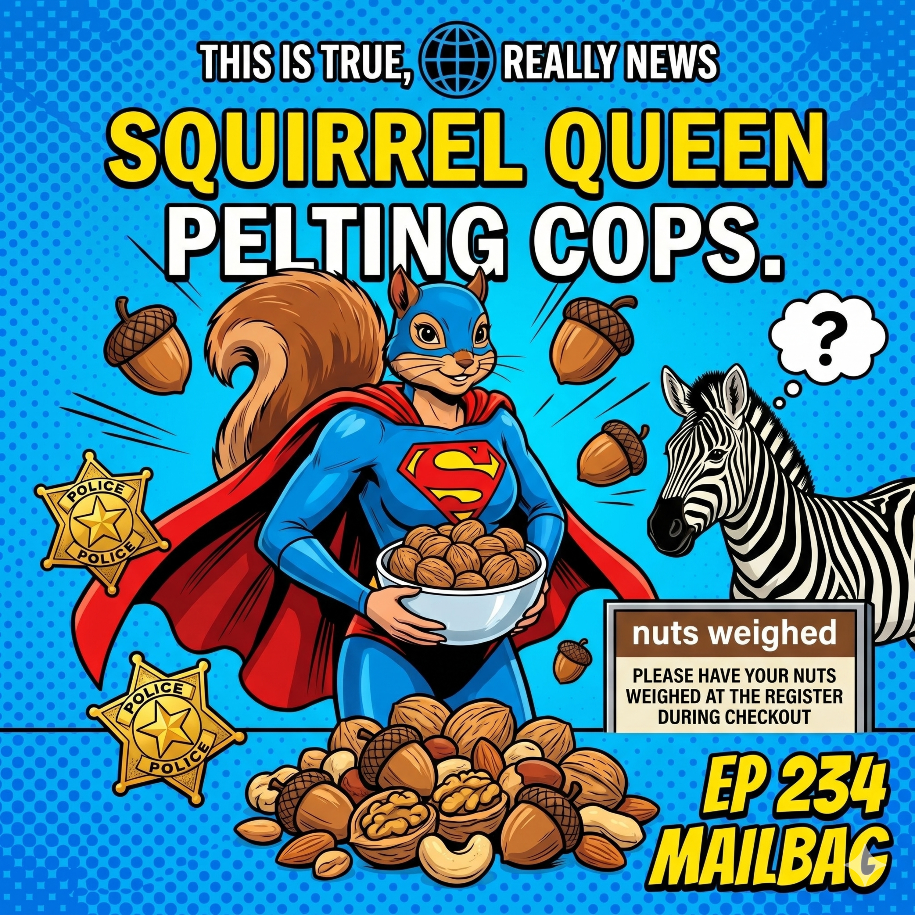 "Have Your Nuts Weighed at Checkout" & Other Strange Signs | This is True Really News Ep 234 episode artwork