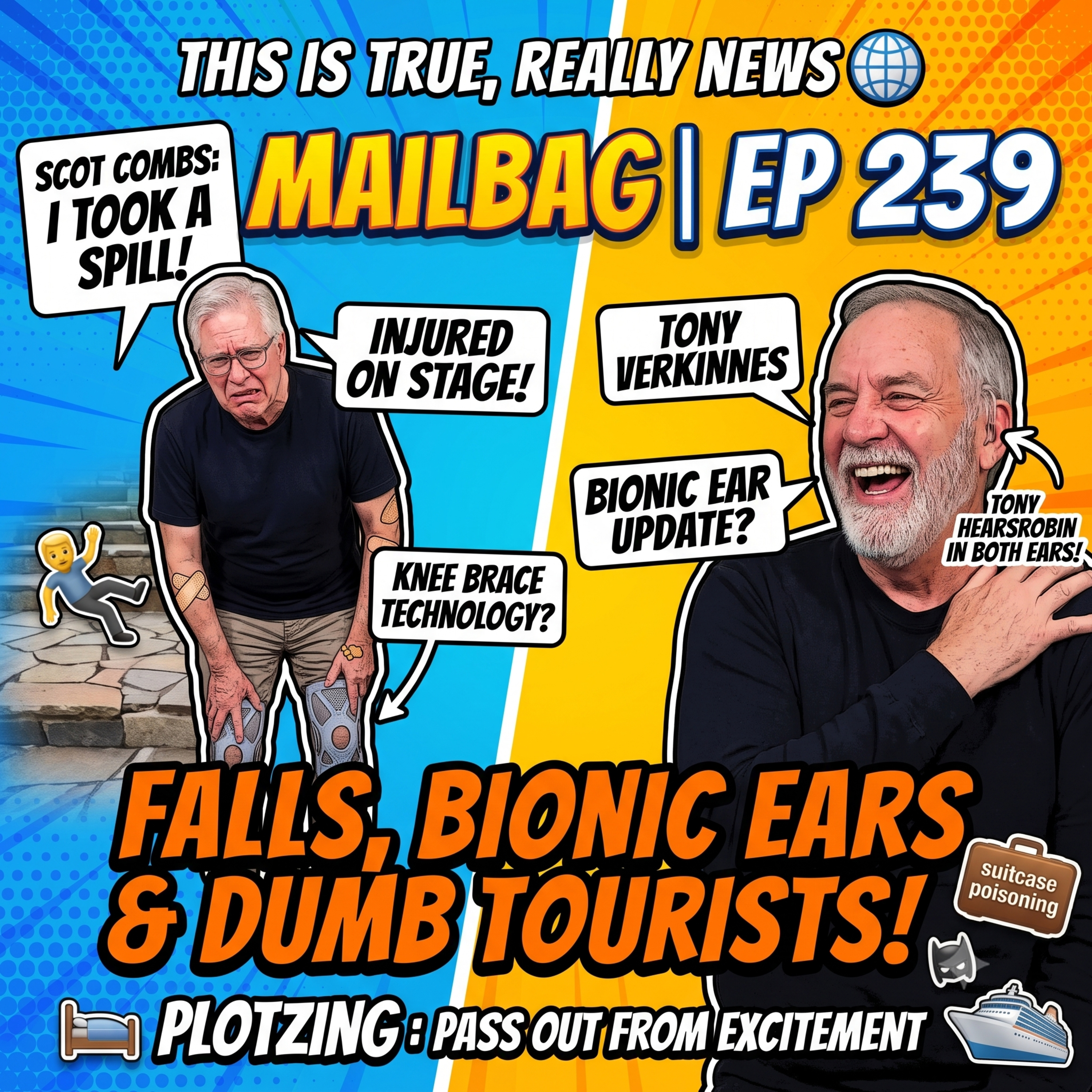 Dumb Criminals, Bionic Ears & Hilarious Tourist Complaints | This is True Really News Mailbag 239 episode artwork