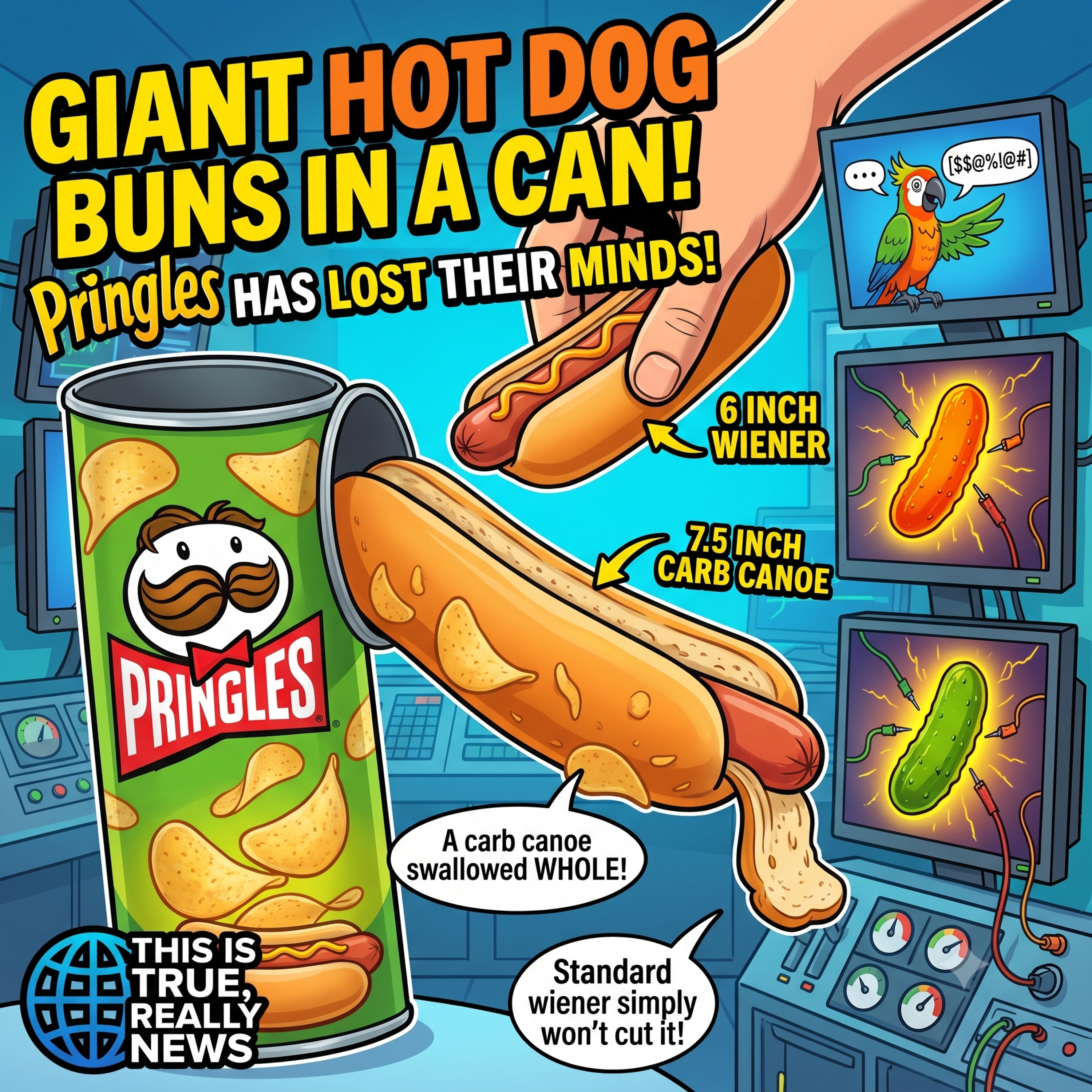 The Pringles Wiener Dilemma, Swearing Parrots & Glowing Pickles | This Is True Really News Ep 1081 episode artwork