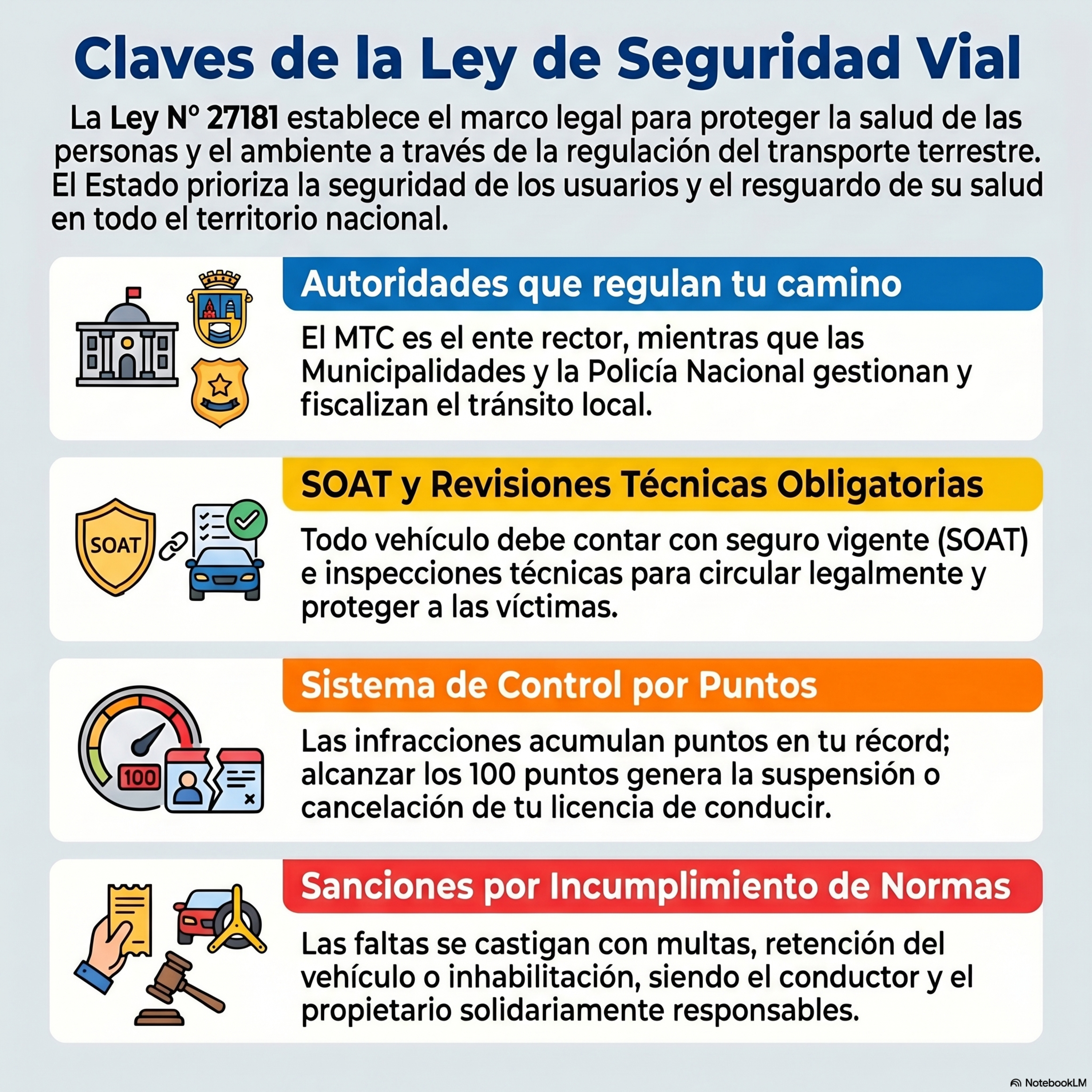 88)🛣️SEGURIDAD VIAL🏎️Ley 27181🏍️Ley General de Transporte y Tránsito Terrestre episode artwork