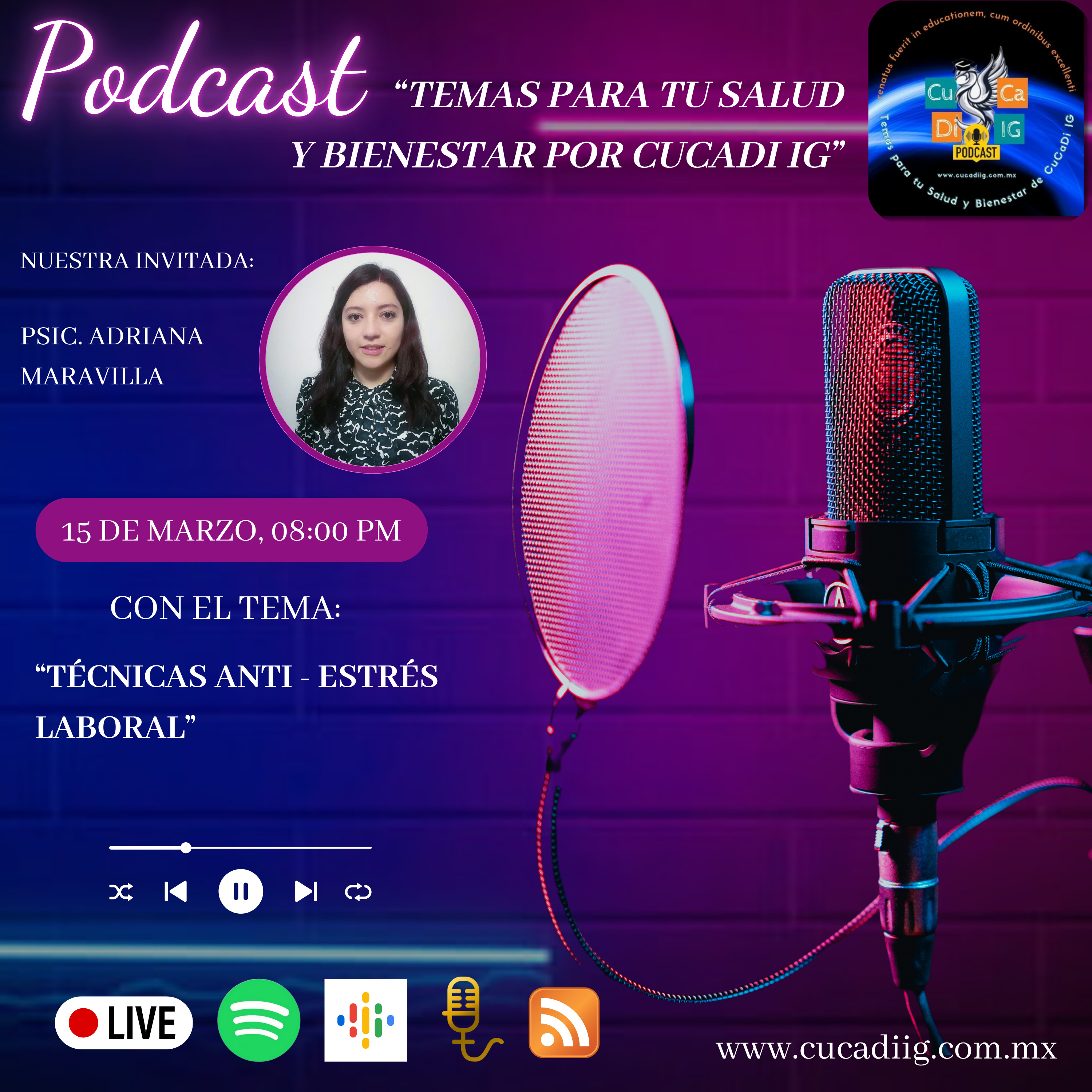Temas para tu Salud y Bienestar de CuCaDi IG