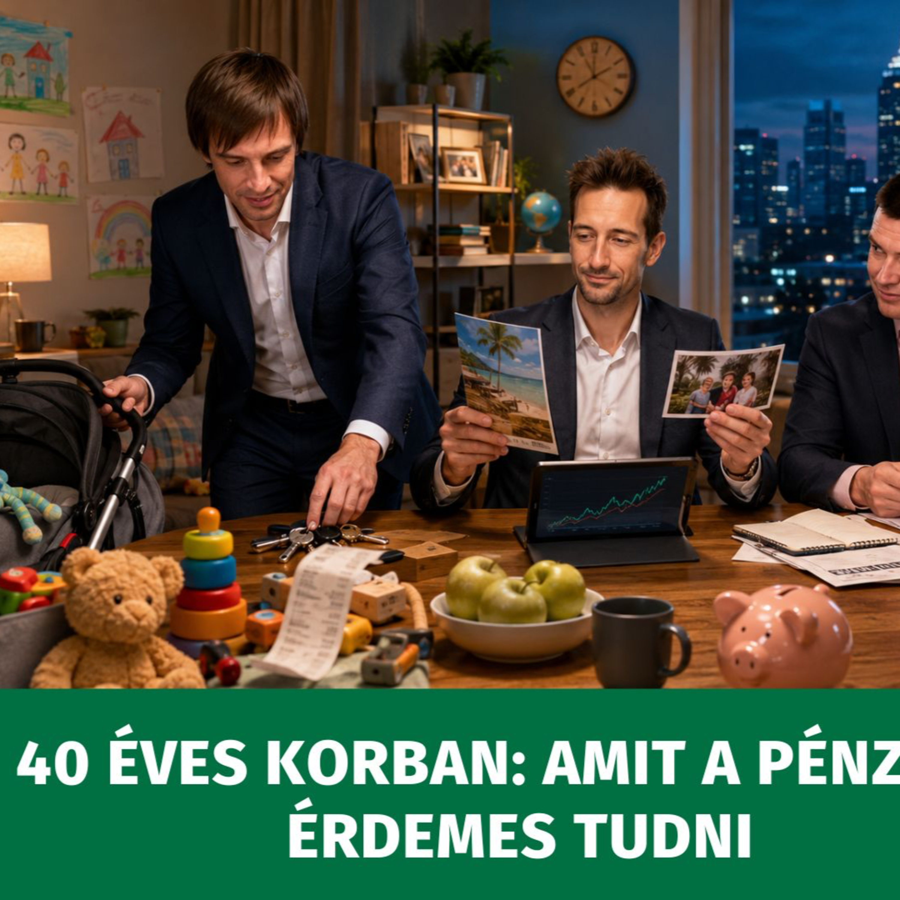 40 éves korban: amit a pénzről érdemes tudni