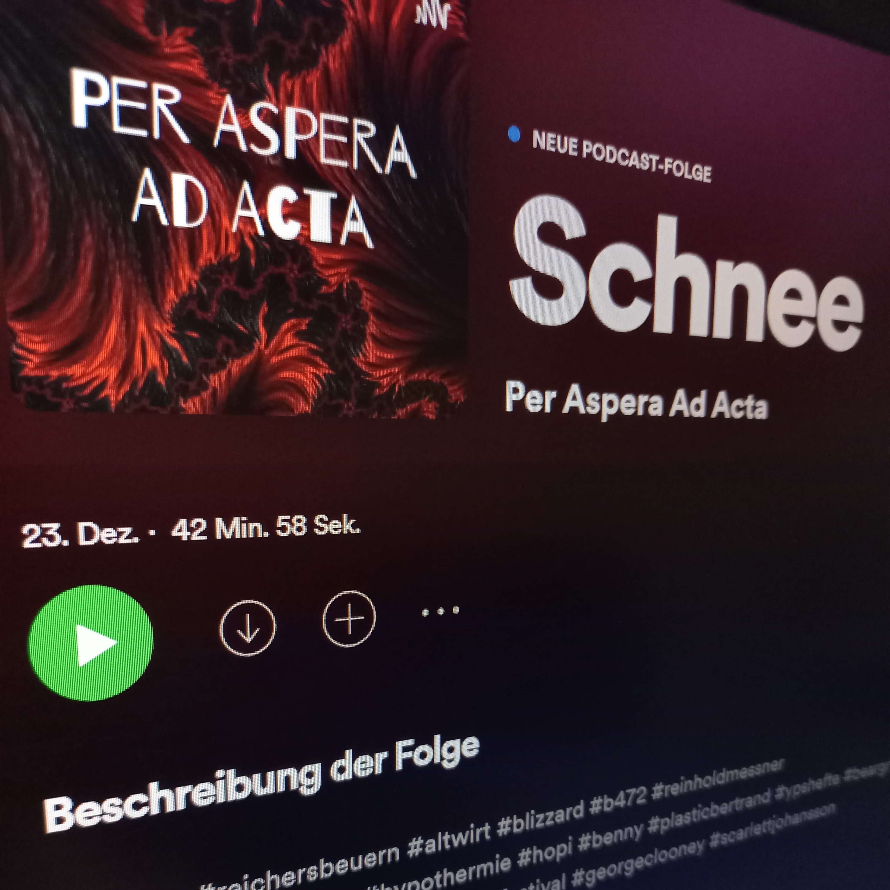 Per Aspera Ad Acta
