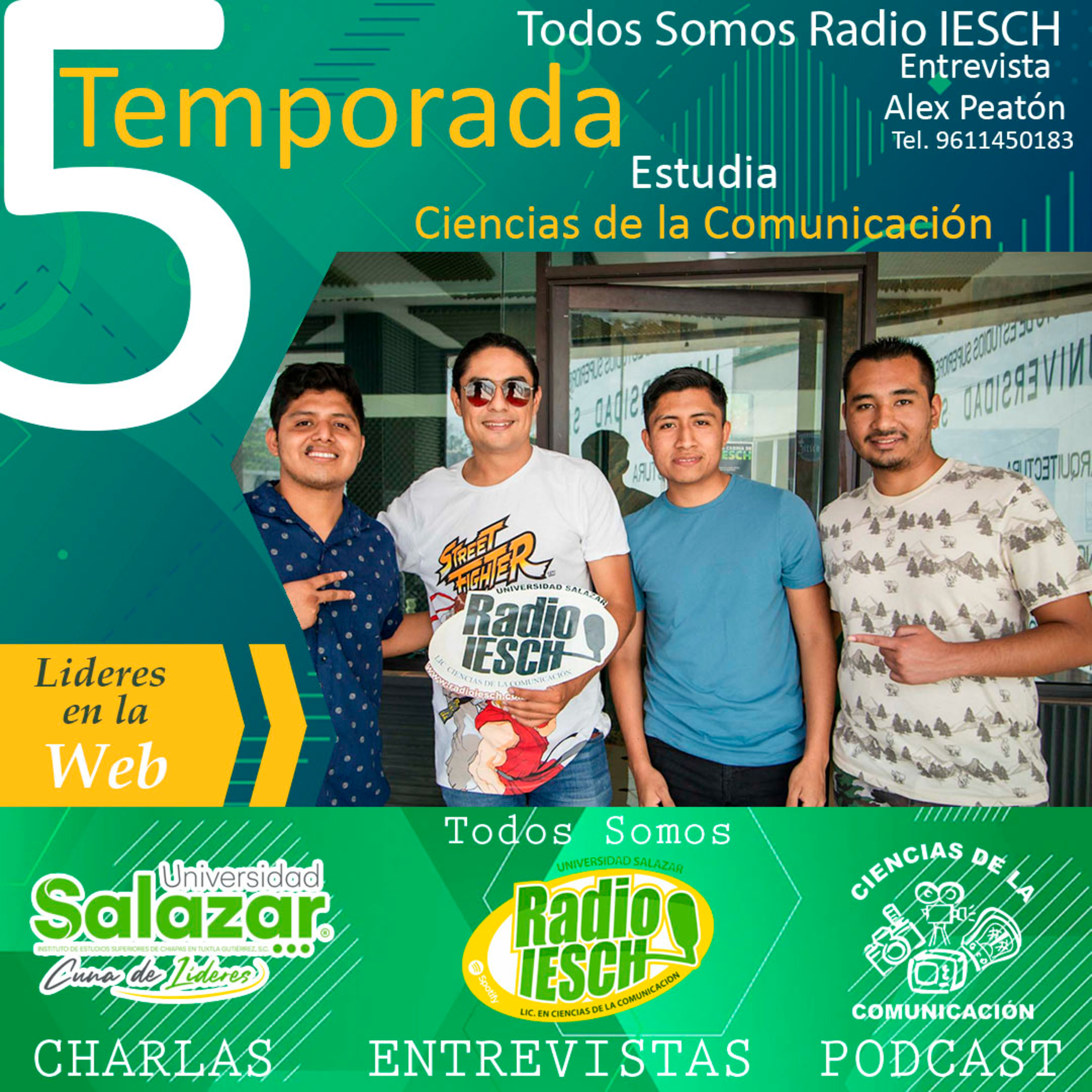 Bienvenidos 5ta. Temporada. Entrevista con Alex Peatón. episode artwork