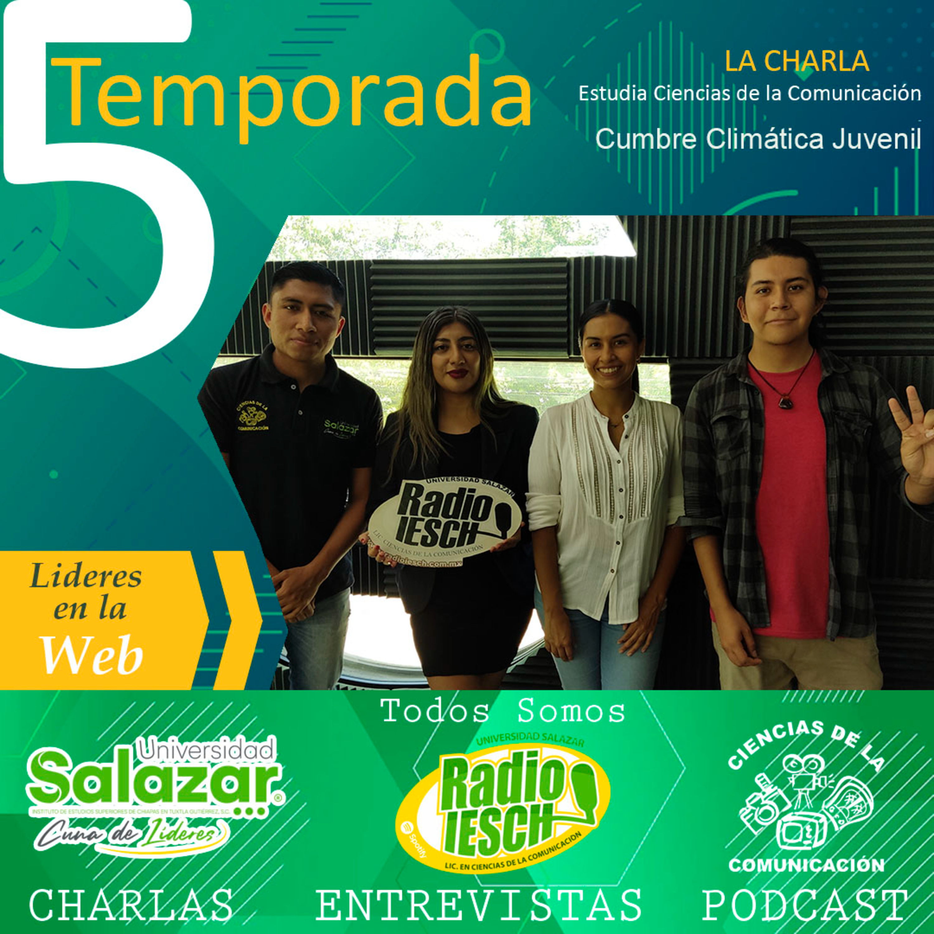 Bienvenidos 5ta. Temporada La Charla hoy conocemos sobre Cumbre Climática Juvenil. episode artwork