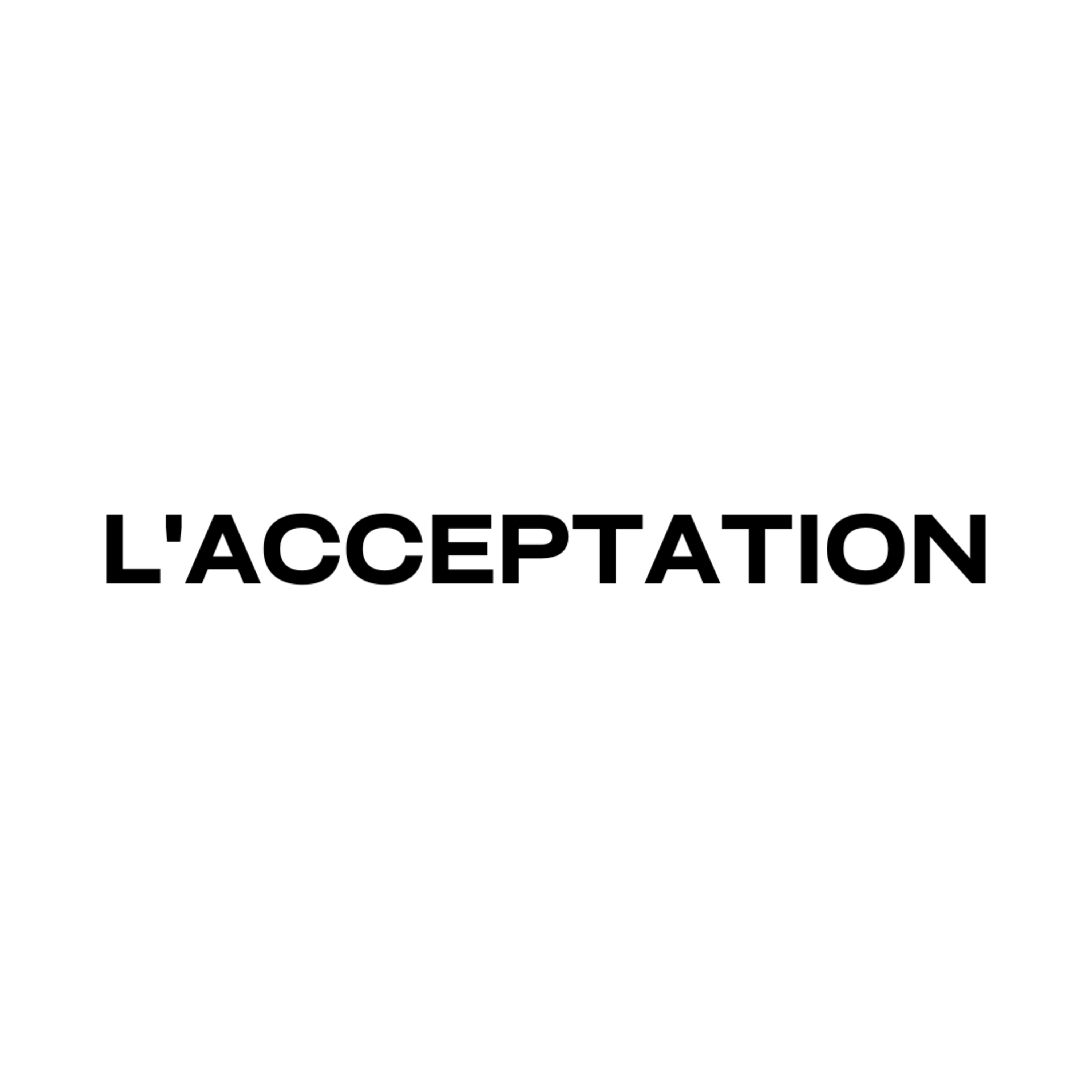 L’acceptation