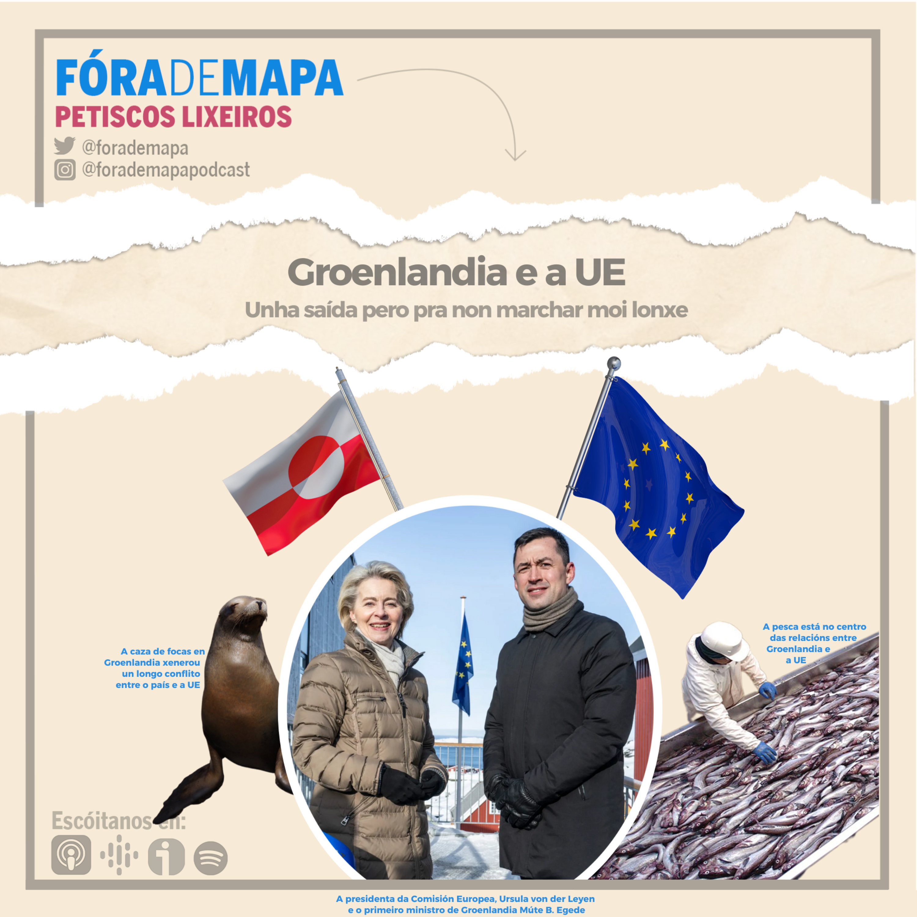 #Petisco lixeiro. Groenlandia e a UE