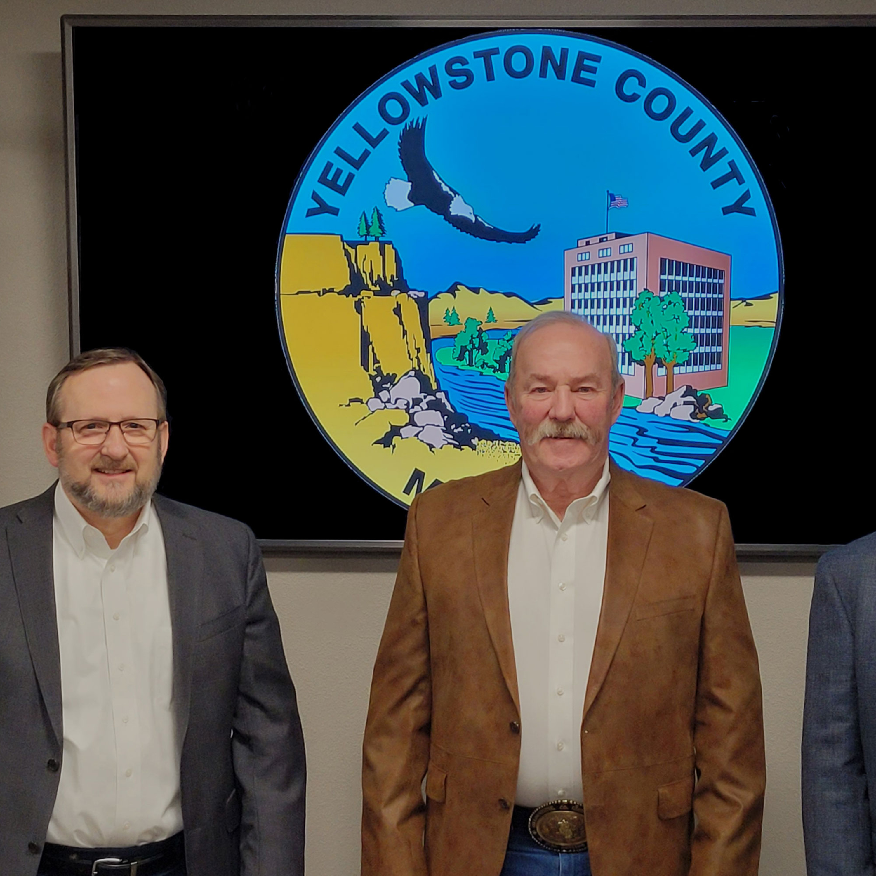 Yellowstone County Commissioner John Ostlund and Nick Tyler. episode artwork