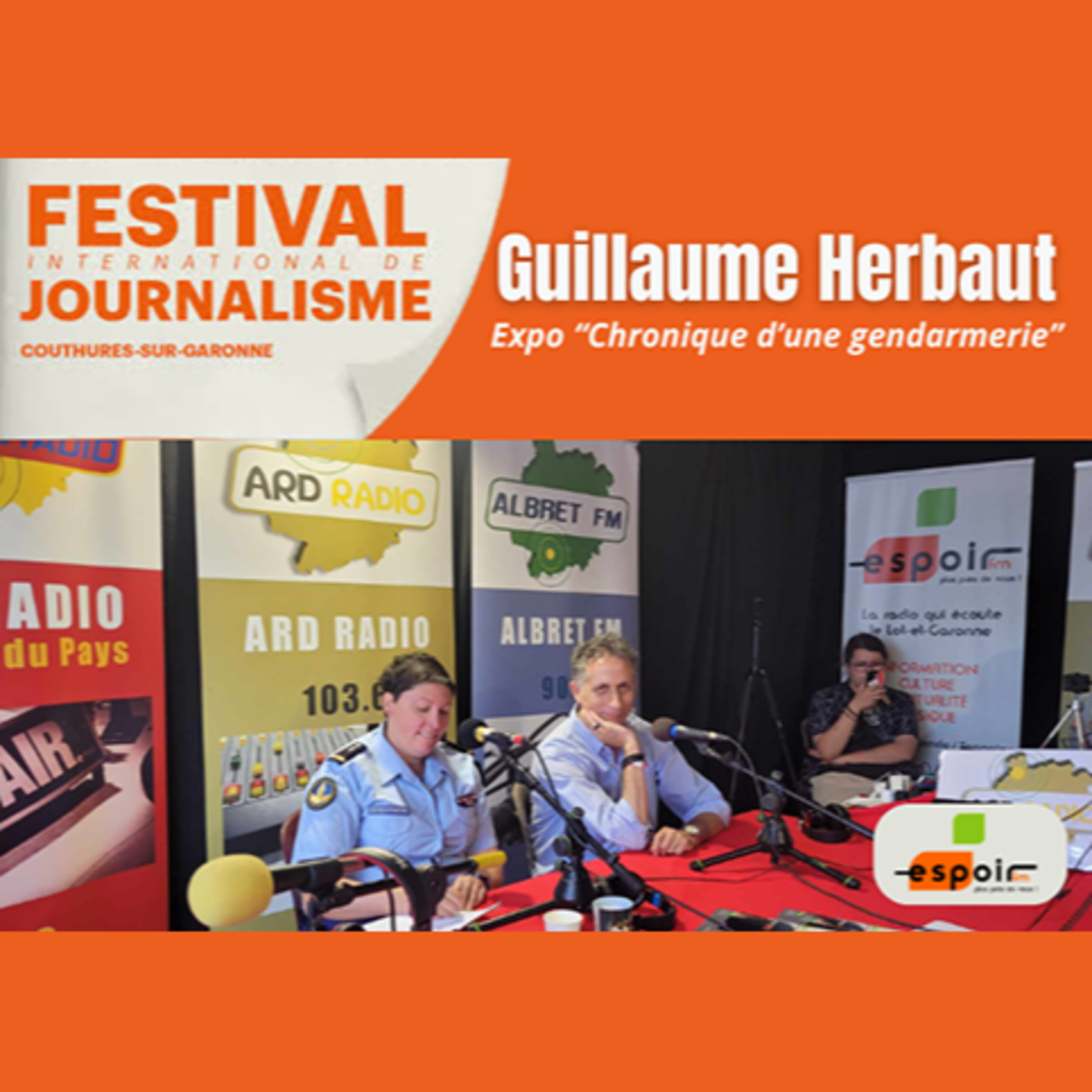 IDJ 20240808 FIJ2024 Guillaume HERBAUT & Gendarme Angélique - photo expo episode artwork
