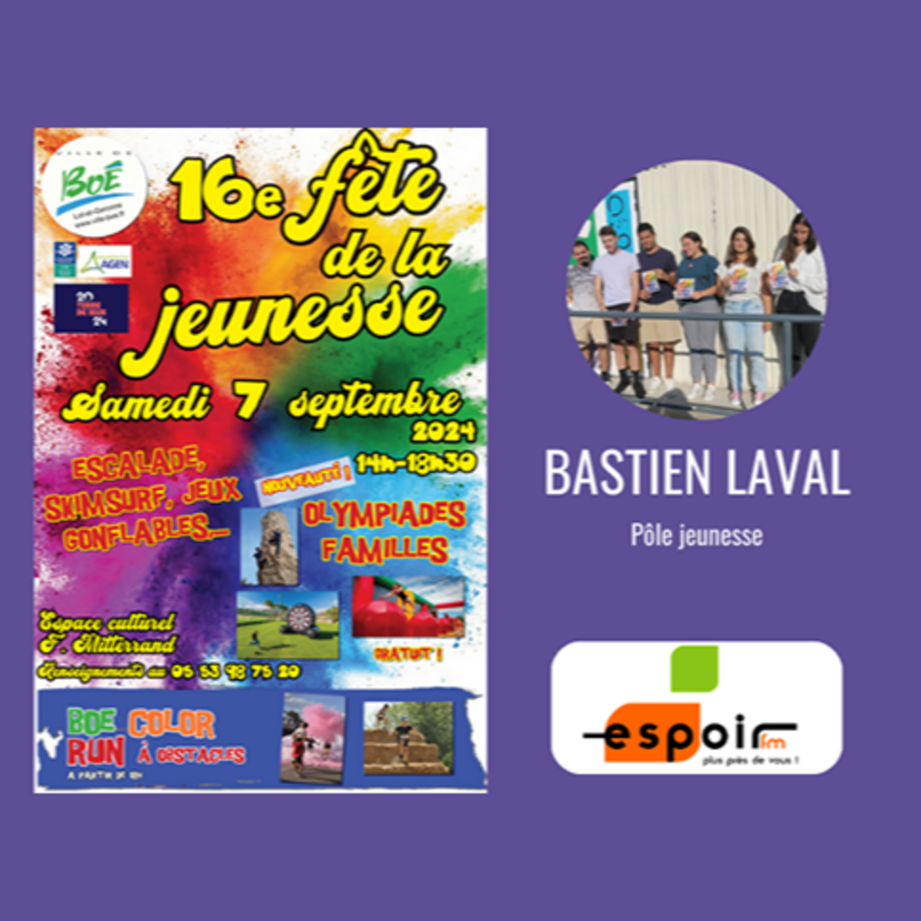 IDJ 20240905 Bastien LAVAL - Fete Jeunesse BOE AV episode artwork