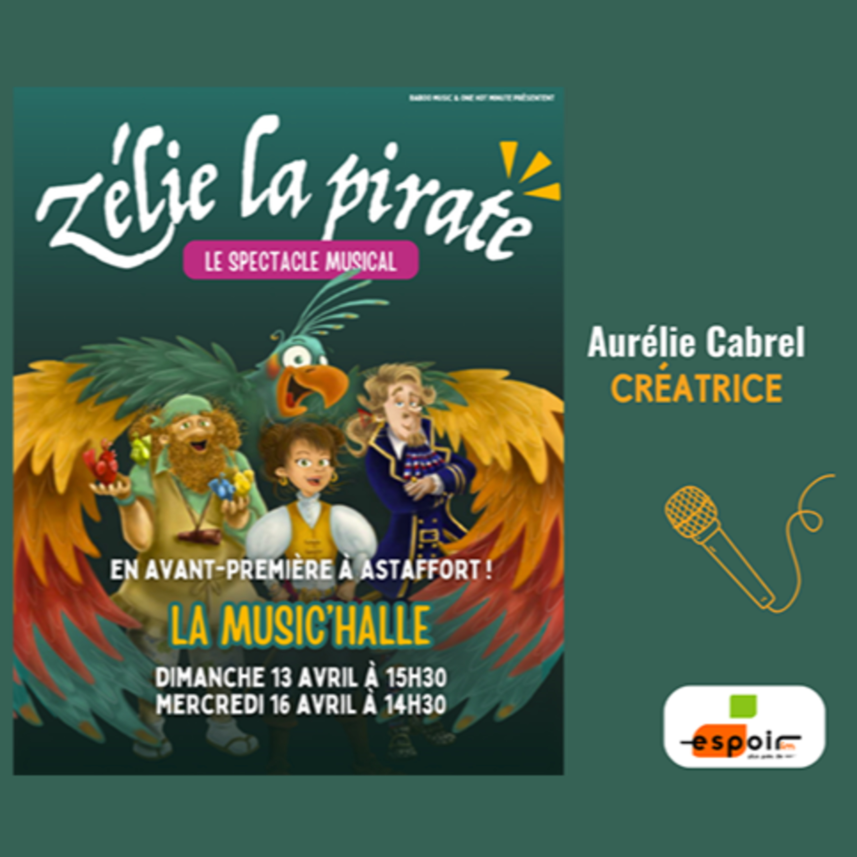 IDJ 20250219 Aurelie CABREL - SPRECTACLE ZELIE LA PIRATE AV episode artwork