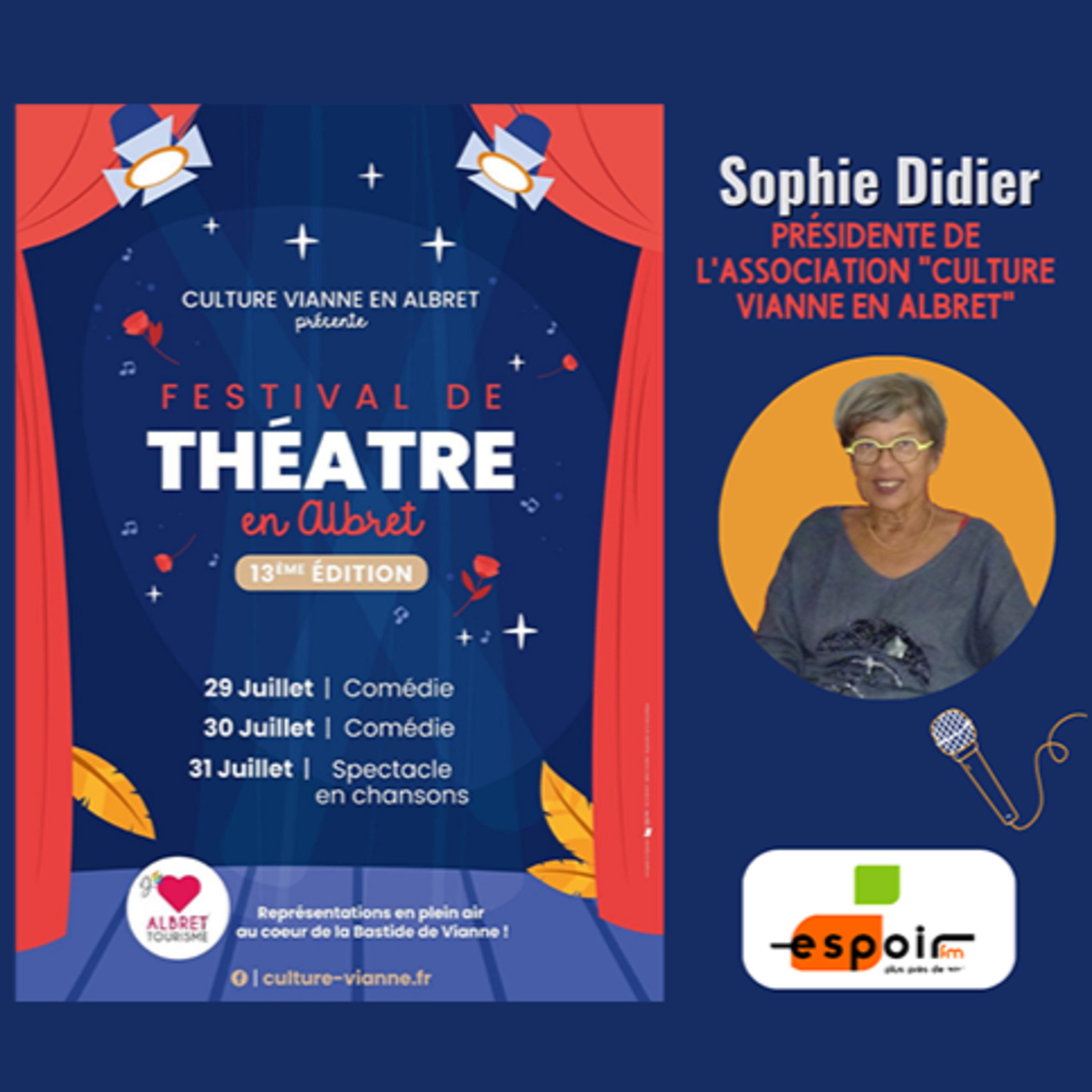 IDJ 20250721 SOPHIE DIDIER - FESTIVAL THEATRE EN ALBRET AV episode artwork
