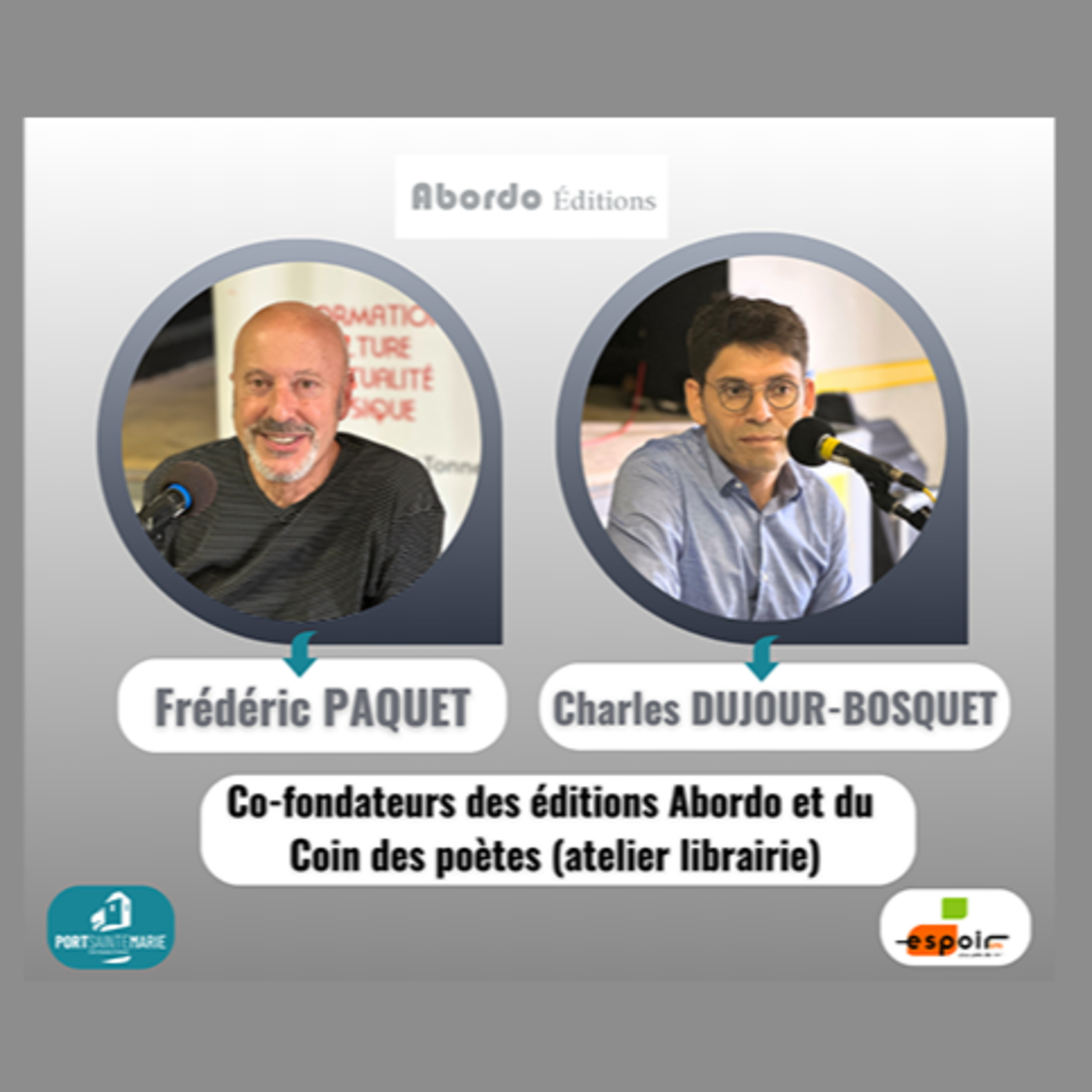 IDJ 20250923 Frédéric PAQUET & Charles DUJOUR-BOSQUET - Le coin des poètes AV episode artwork