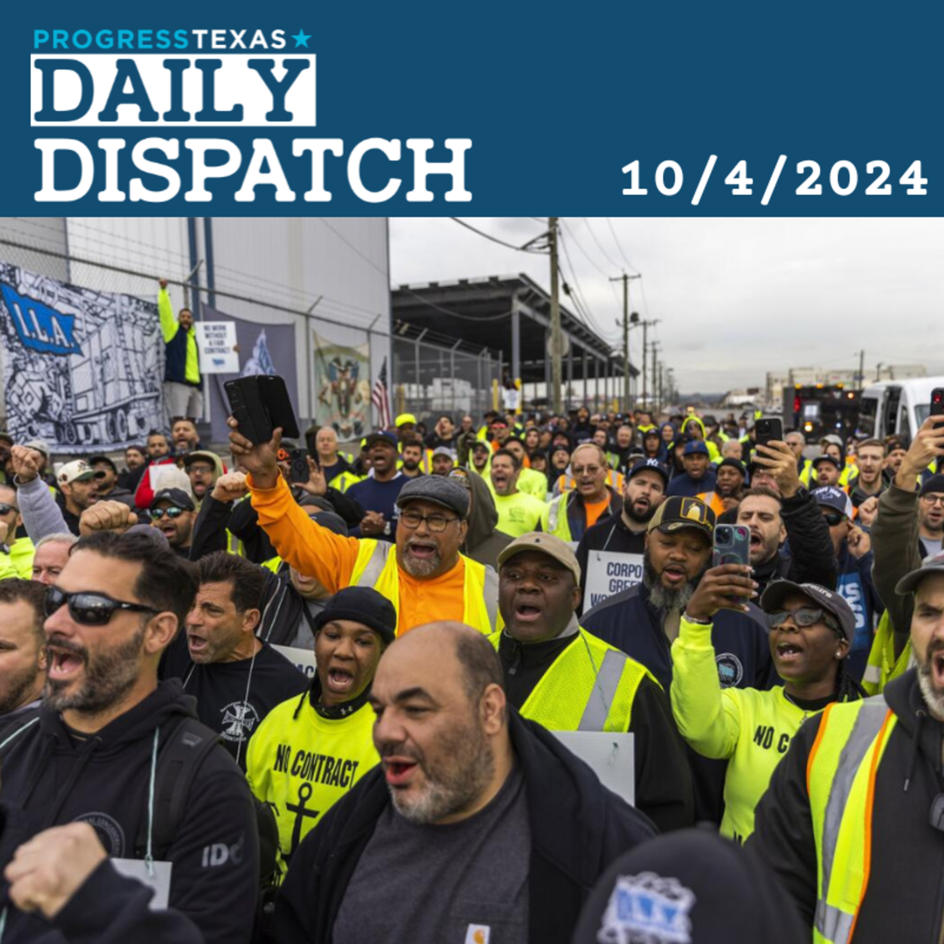 Daily Dispatch 10/4/24: Dockworkers Strike Ends Amidst Toilet Paper Panic, and More episode artwork