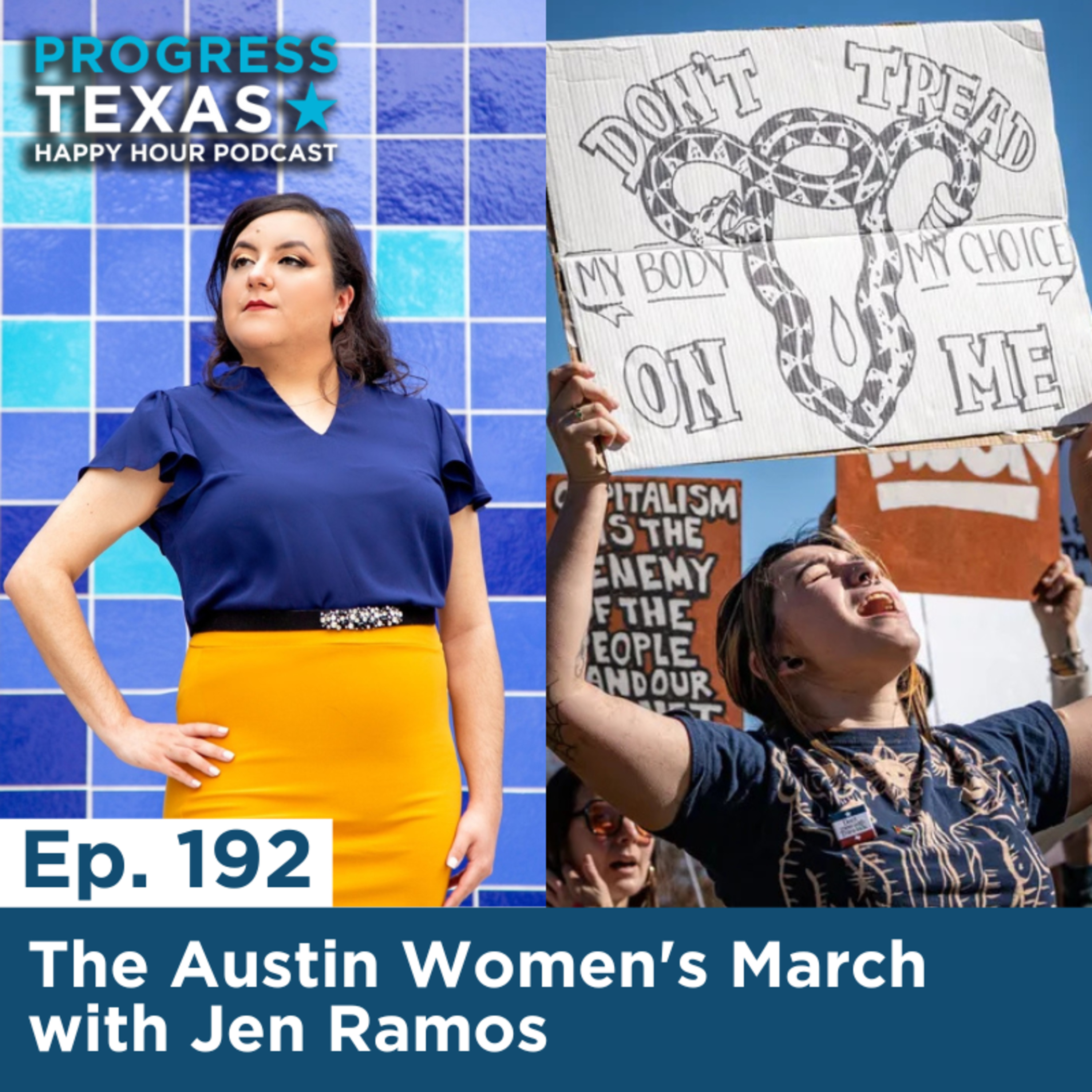 Happy Hour 192: The Austin Women's March with Jen Ramos episode artwork