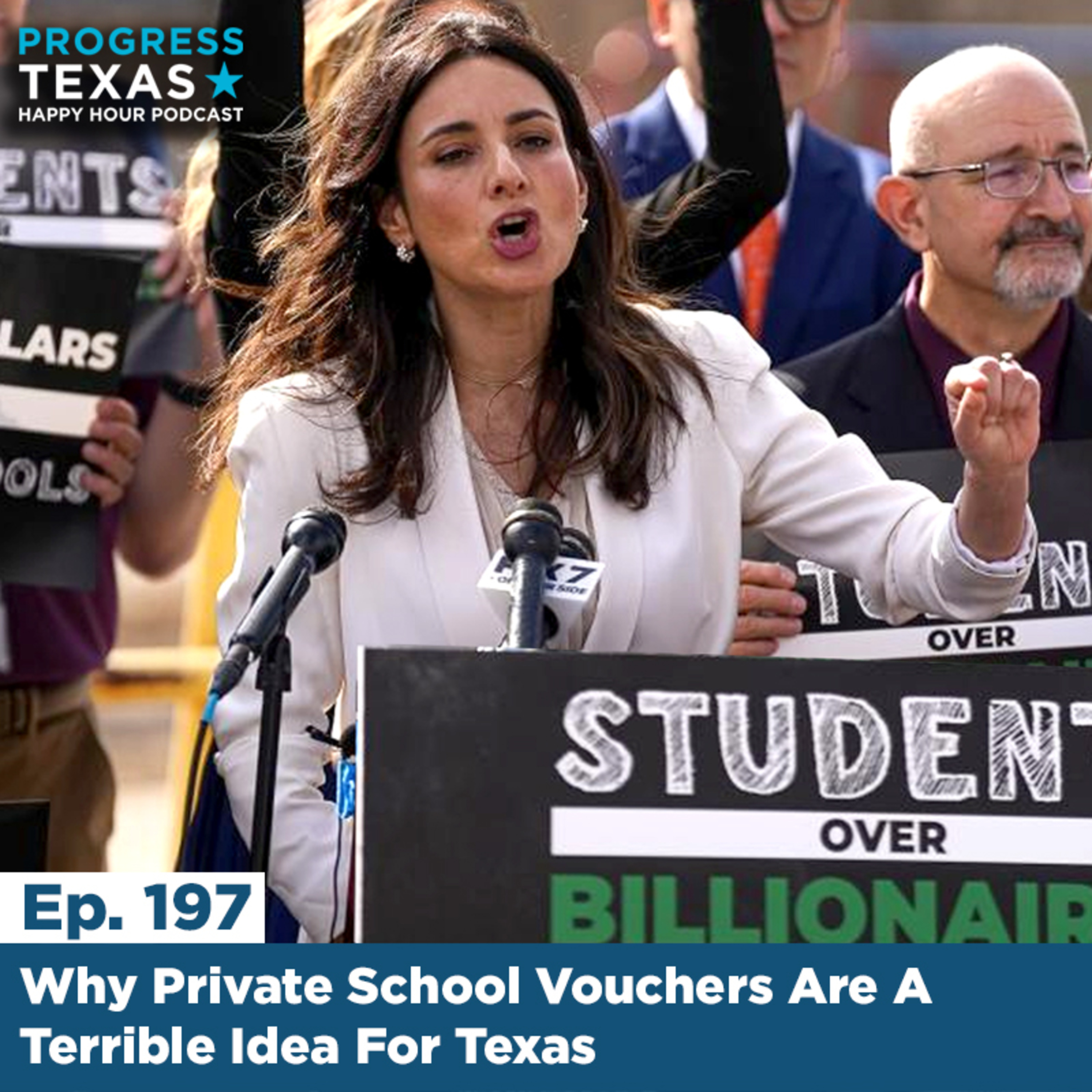 Happy Hour 197 - Why Private School Vouchers Are A Terrible Idea For Texas episode artwork