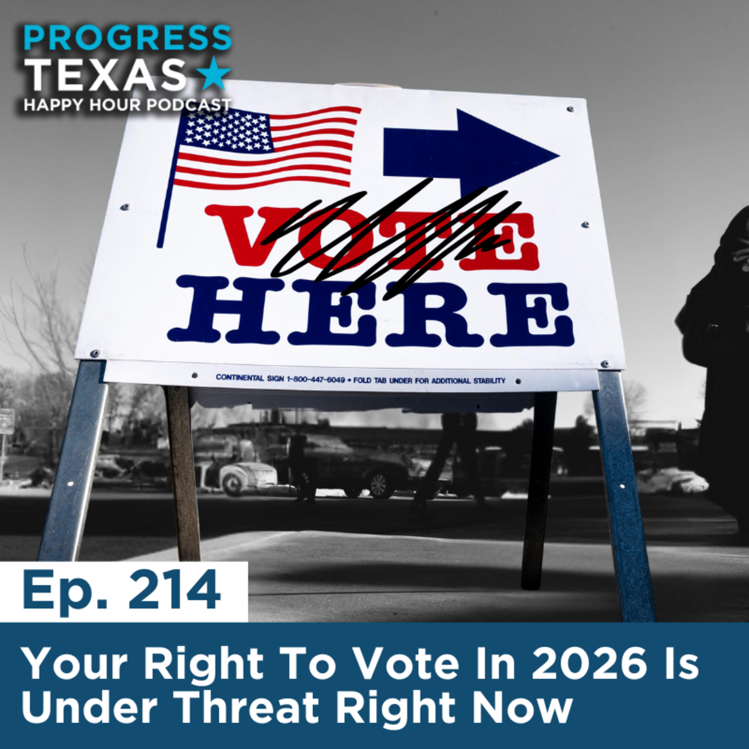 Happy Hour 214: Your Right To Vote In 2026 Is Under Threat Now episode artwork