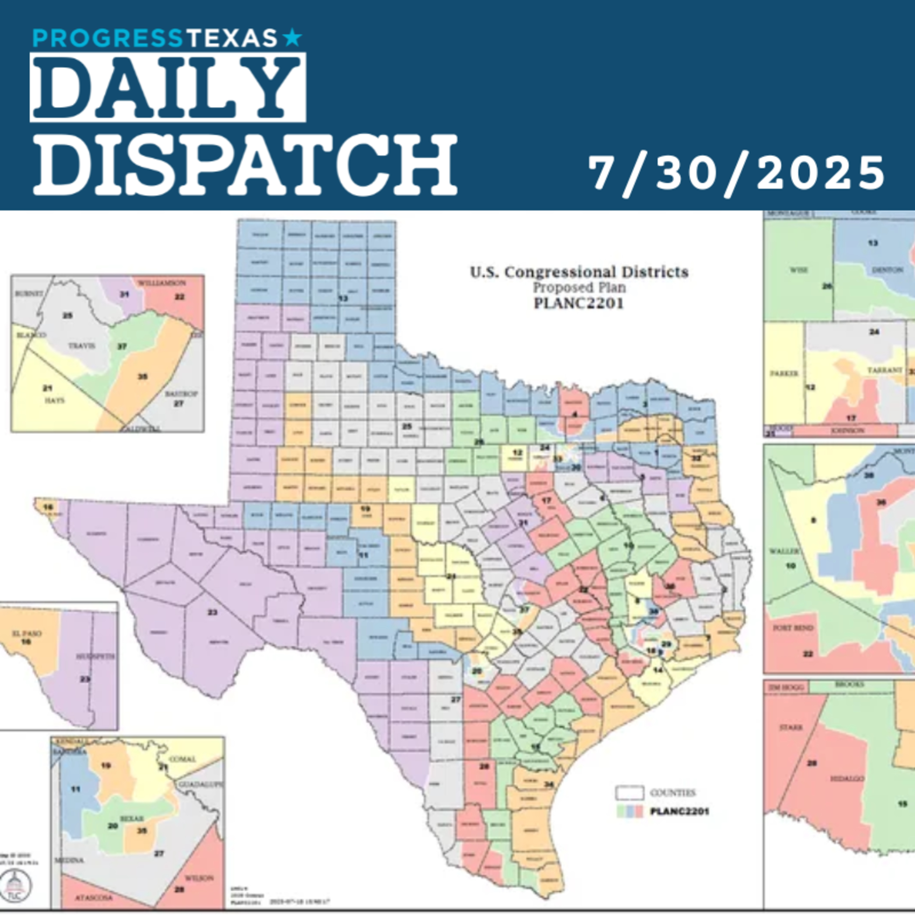 Daily Dispatch 7/30/25: Details Emerge On Trump-Ordered, GOP-Stacking Congressional Map, and More episode artwork