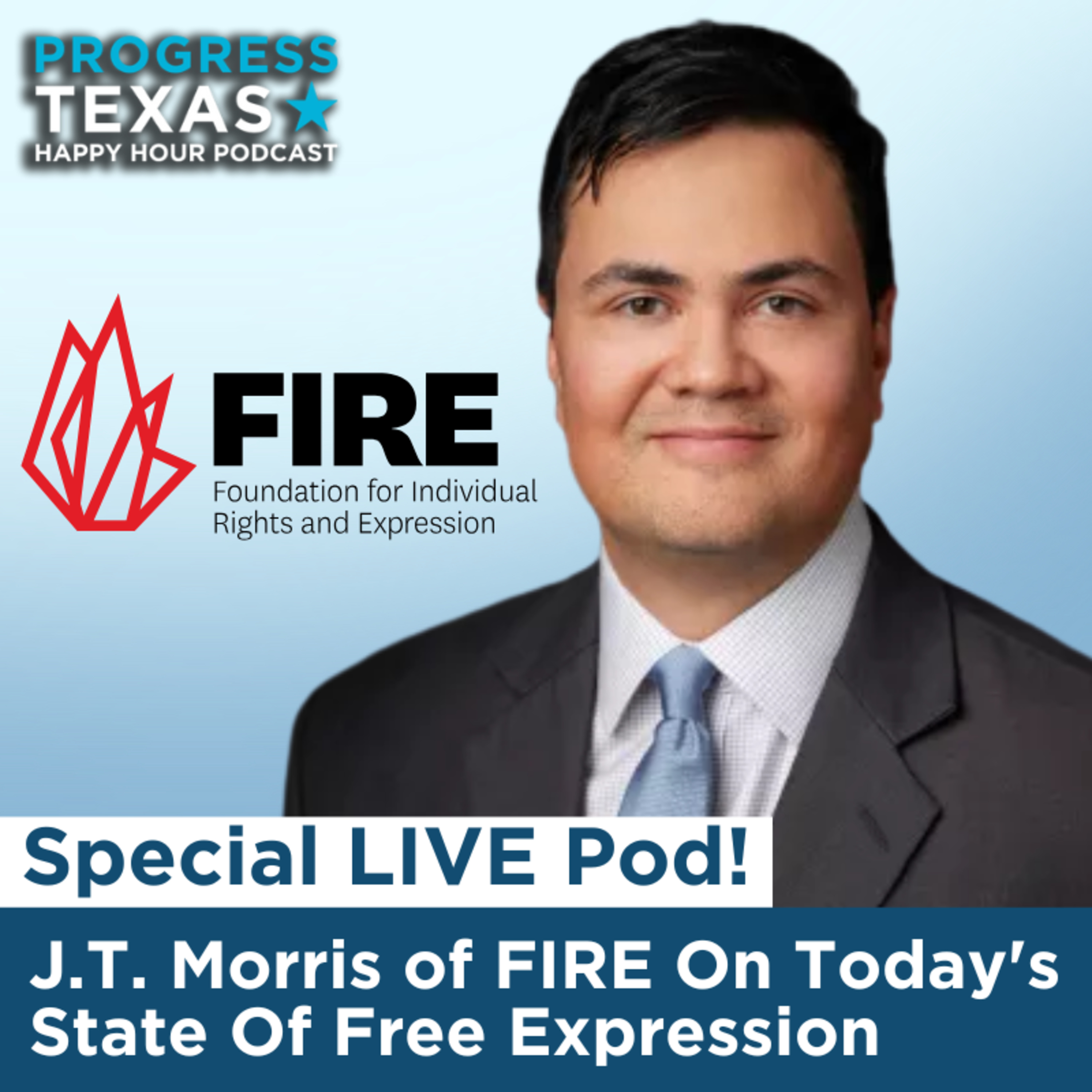 Special LIVE Pod: J.T. Morris of FIRE On Today's State Of Free Expression episode artwork