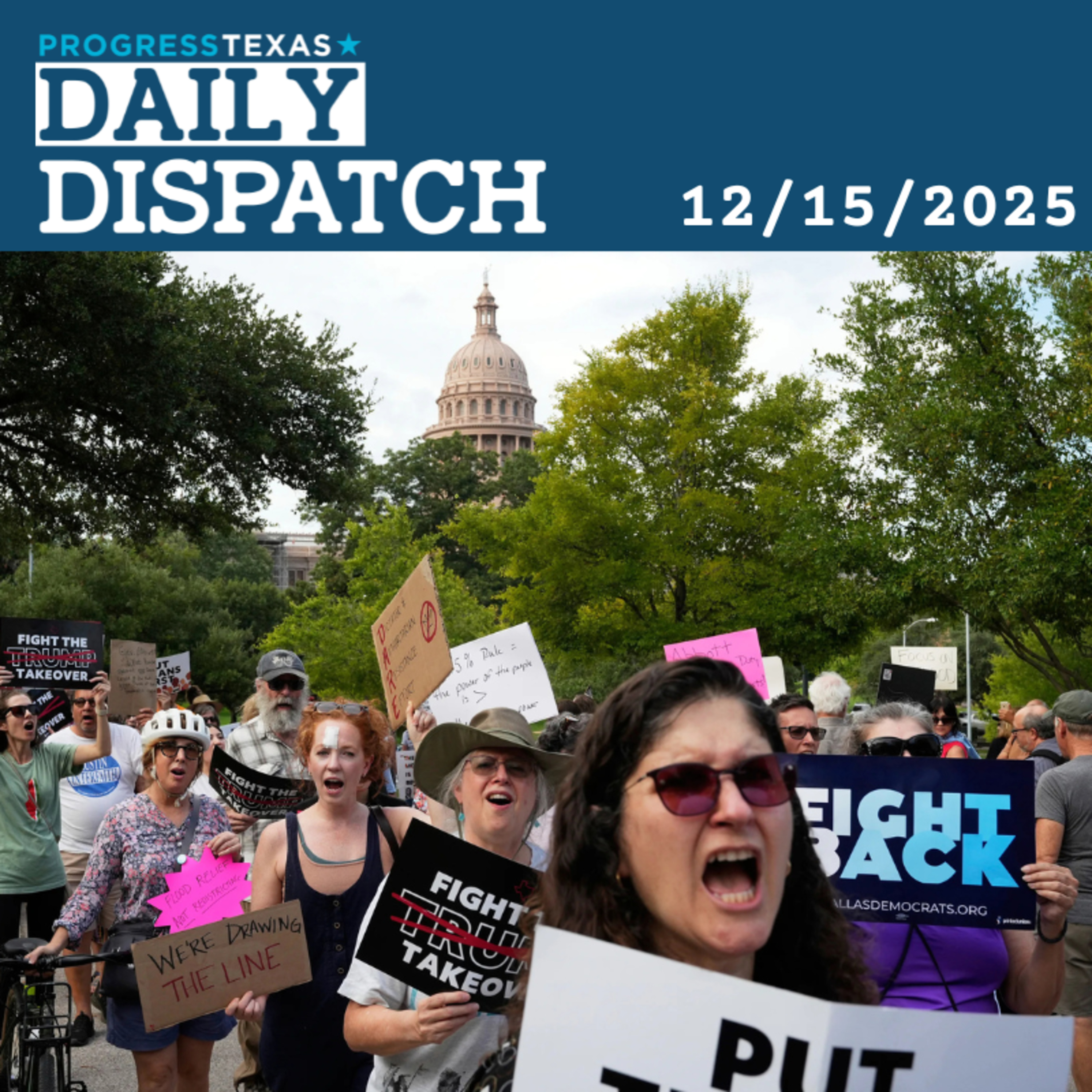 Daily Dispatch 12/15/25: Dummymander After All? Trump Map Expected To Underperform, And More episode artwork