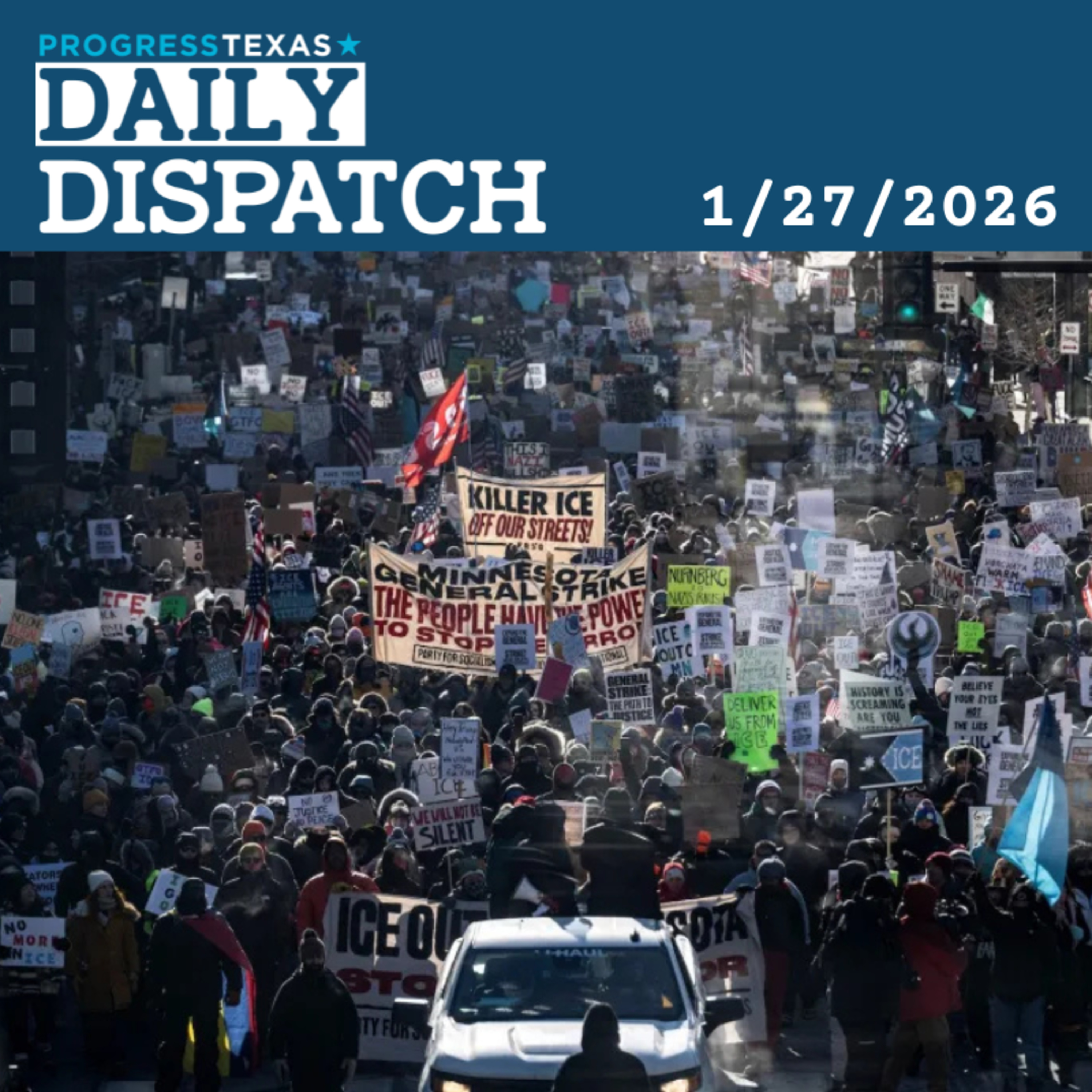 Daily Dispatch 1/27/26: Trump And MAGA Cower As Public Backlash Against ICE Builds, And More episode artwork
