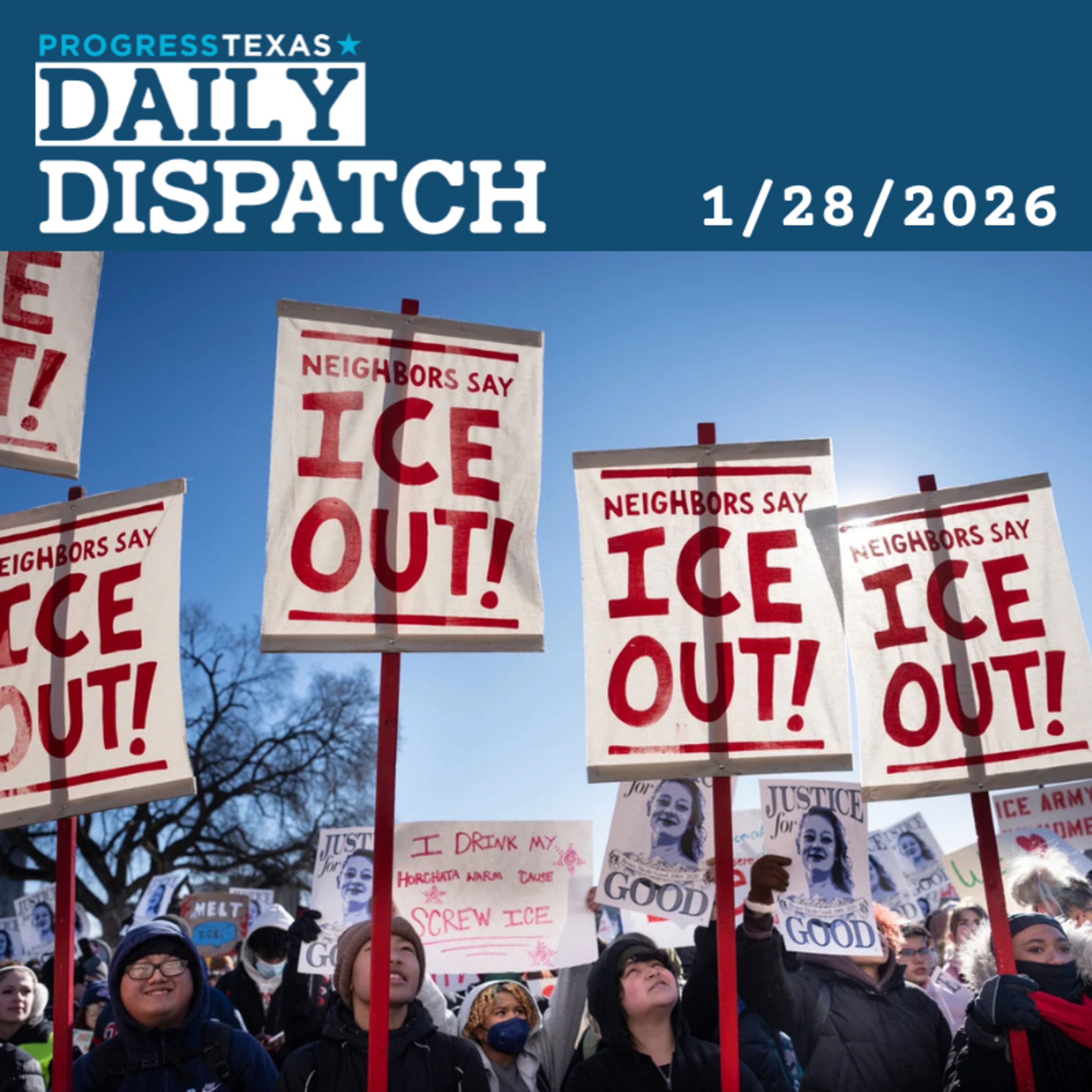 Daily Dispatch 1/28/26: A National Wave Of Protest Against ICE Gains Strength, And More episode artwork