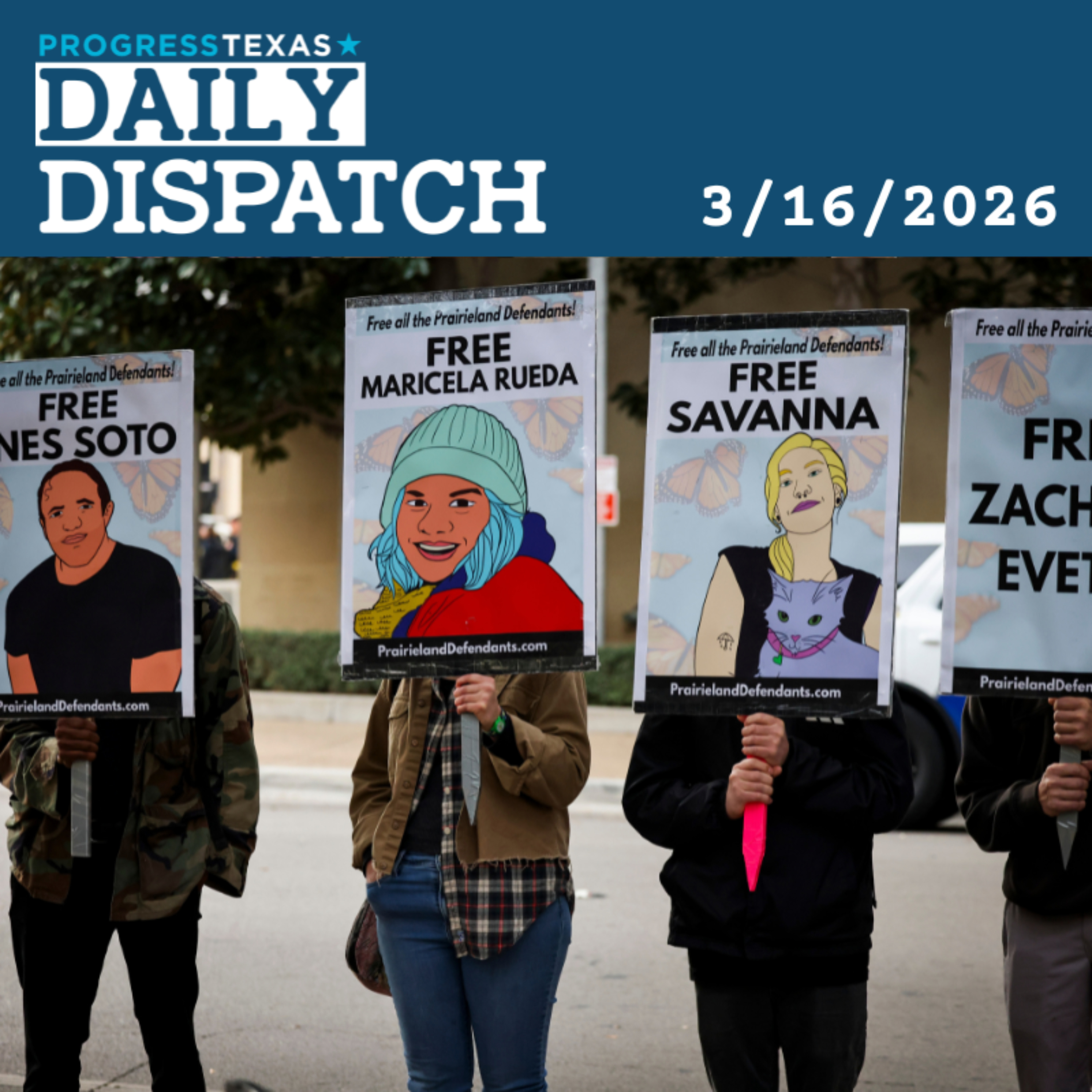 Daily Dispatch 3/16/26: Mostly Guilty Verdicts In D/FW "Antifa" Trial, and More episode artwork