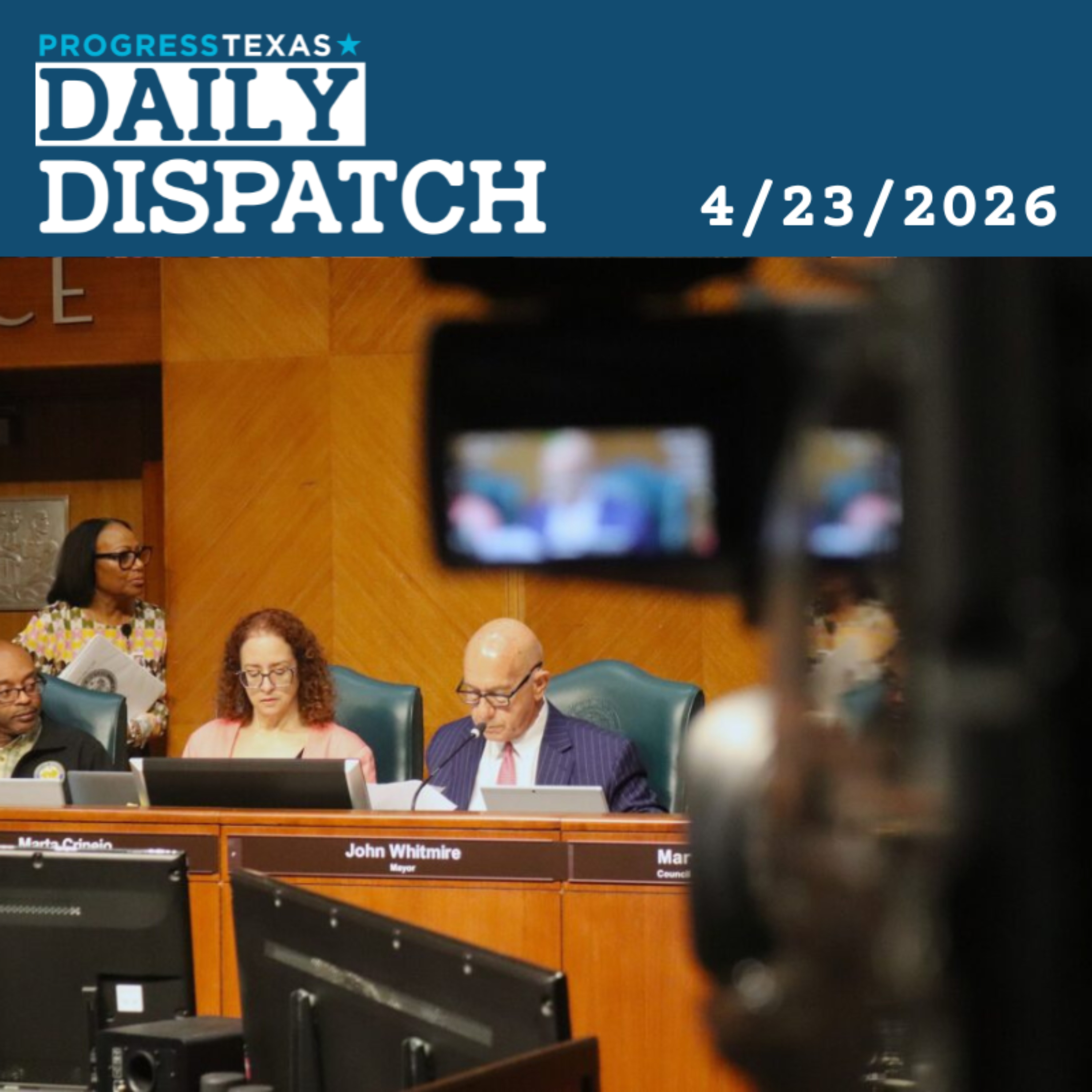 Daily Dispatch 4/23/26: Houston Caves To Abbott On ICE Ordinance, and More episode artwork