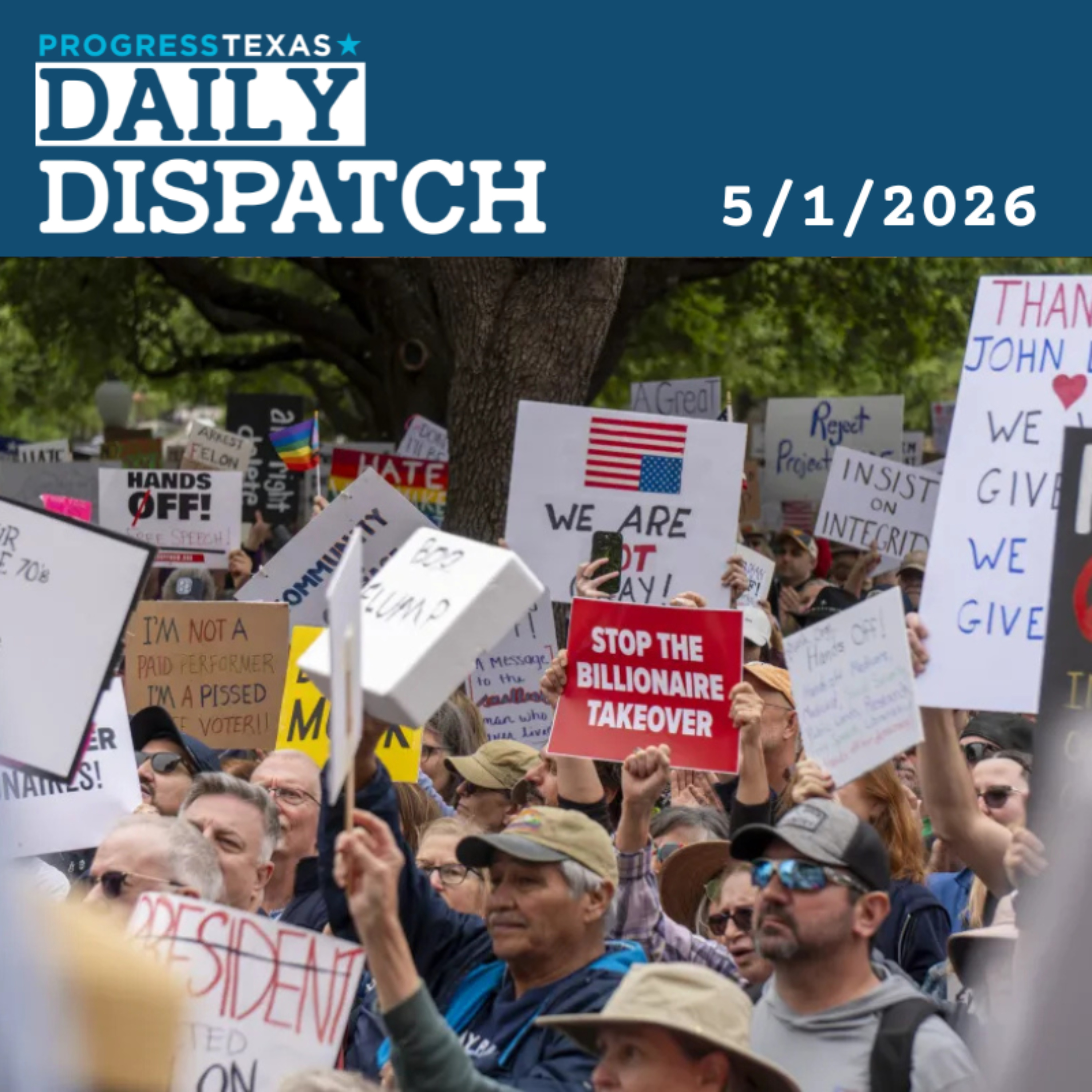 Daily Dispatch 05/01/26: May Day Strong in Texas, and More episode artwork