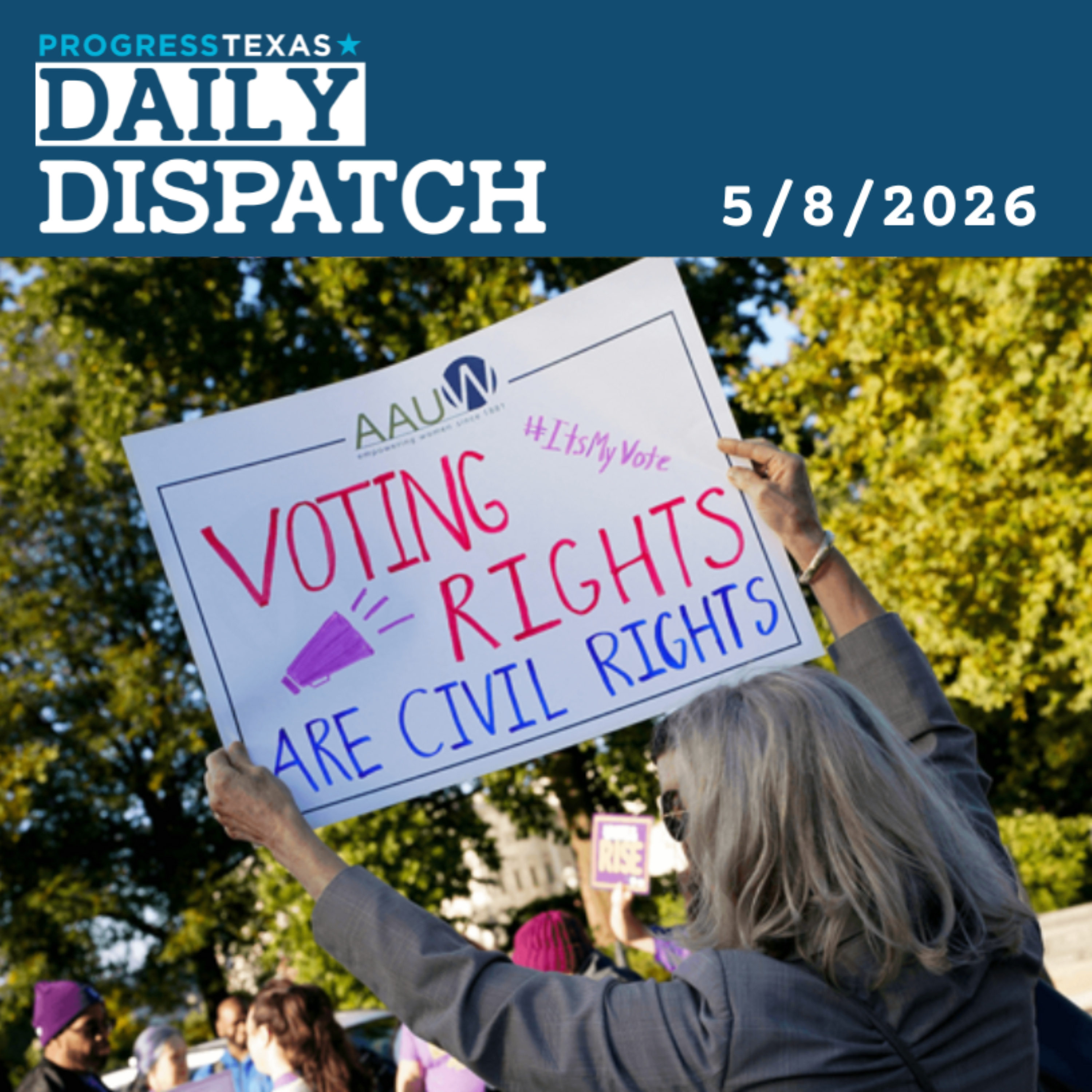 Daily Dispatch 5/8/26: GOP Eager To Exploit Undermining Of Voting Rights Act, And More episode artwork