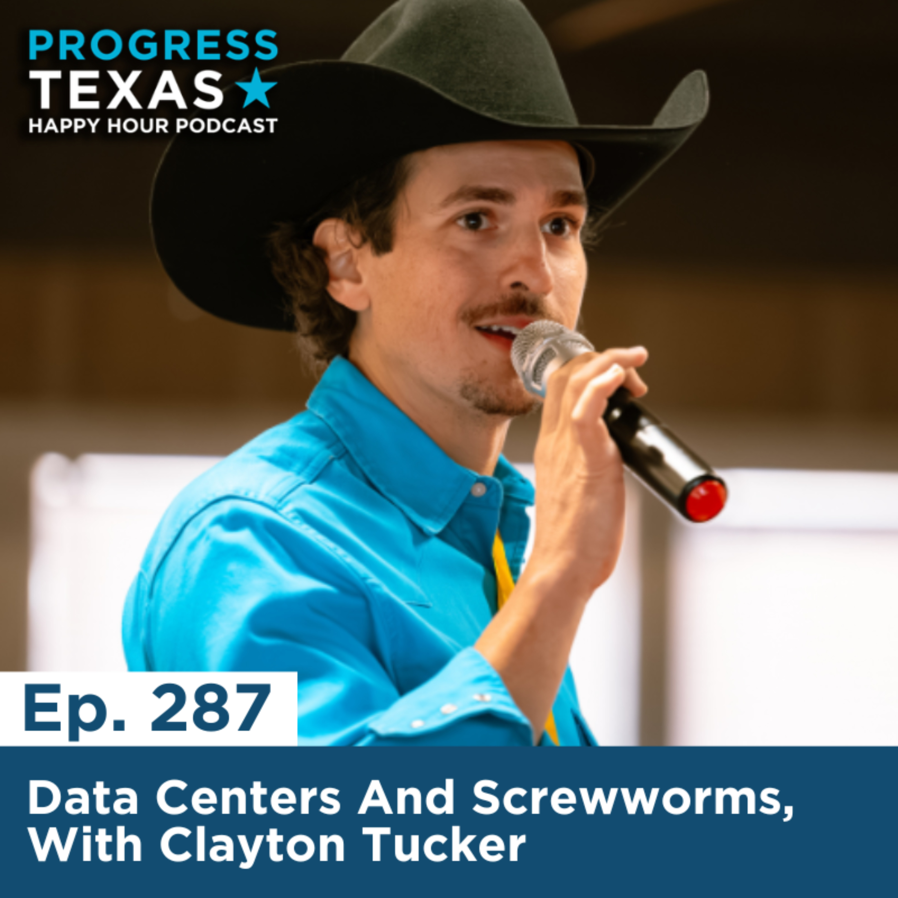 Happy Hour 287 - Data Centers And Screwworms, With Clayton Tucker episode artwork