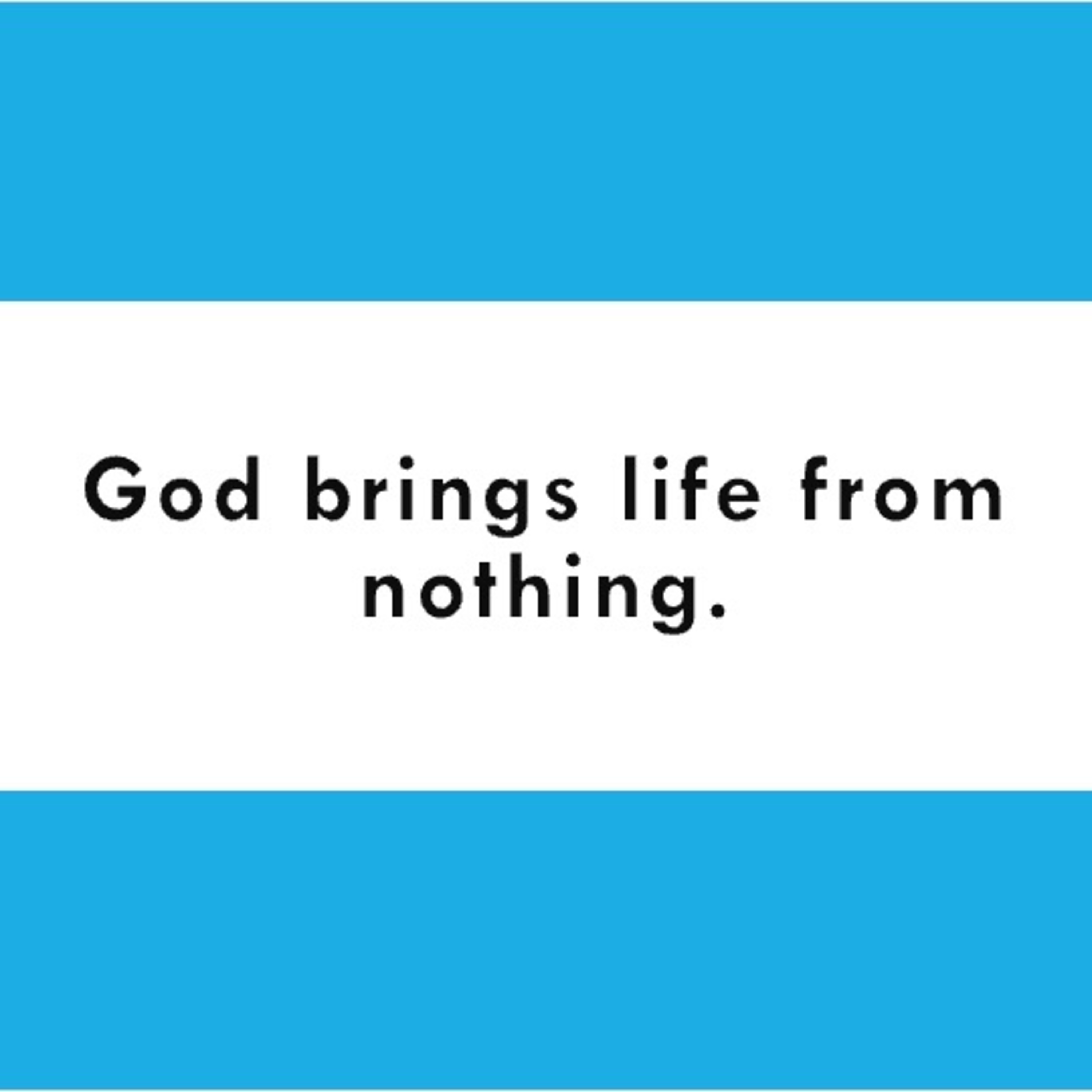 Easter Sunday Service - God brings life from Nothing episode artwork