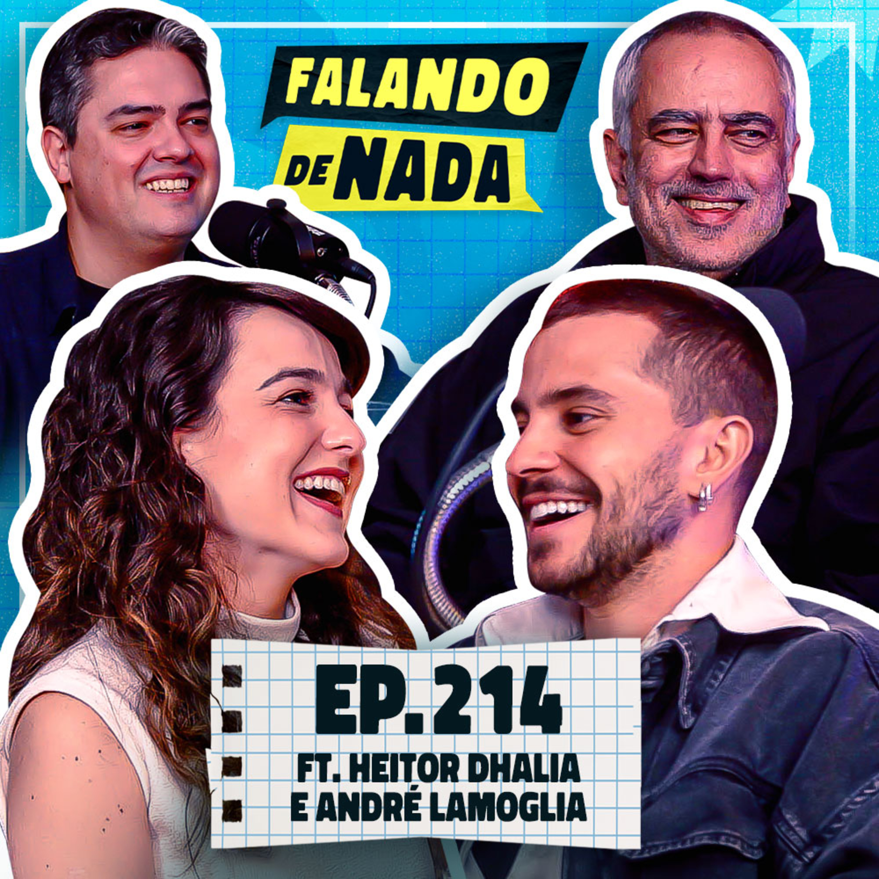 A nova série de máfia da Netflix com André Lamoglia e Heitor Dhalia | Ep 214 | Falando de Nada