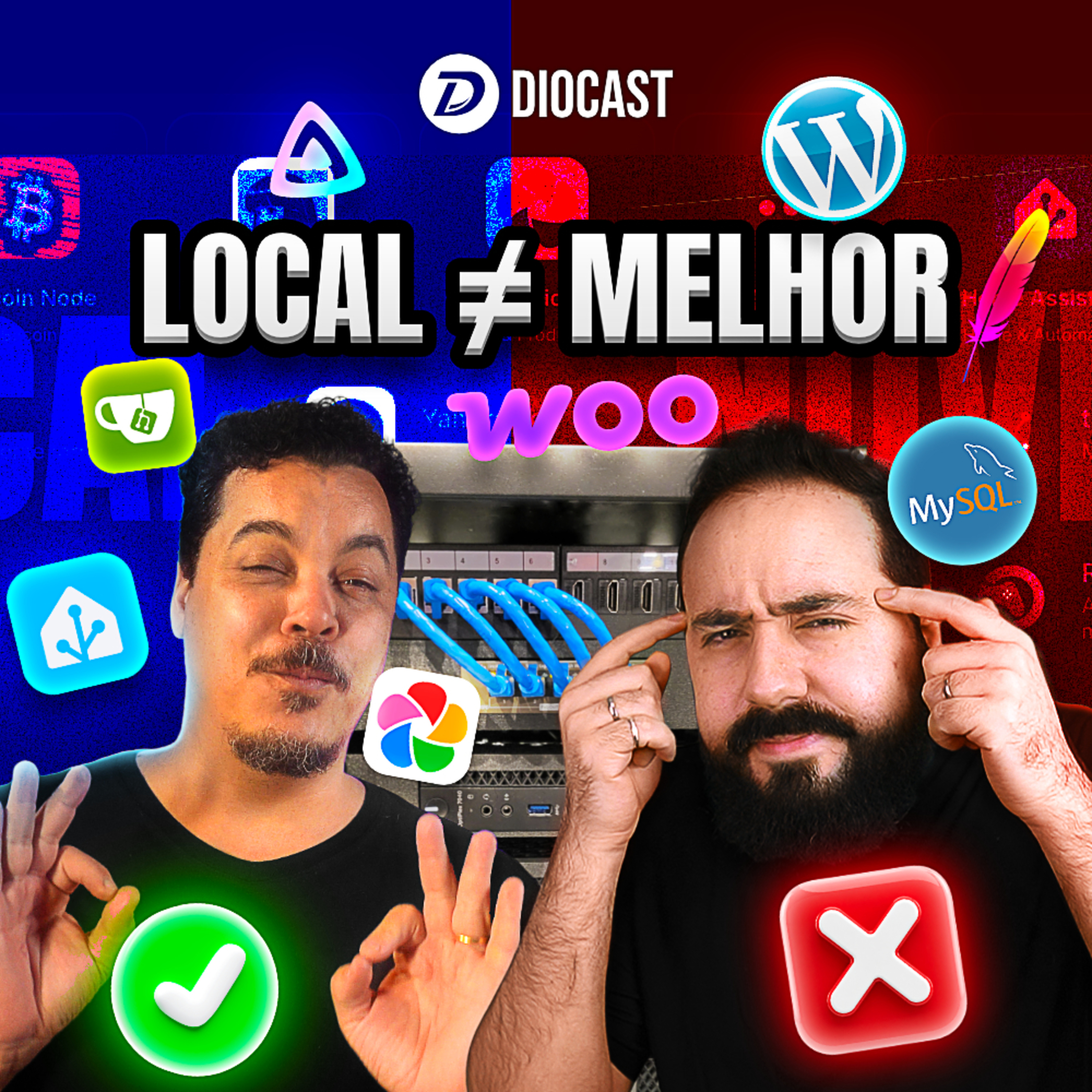 Nem tudo deveria rodar no seu Homelab - Diocast episode artwork