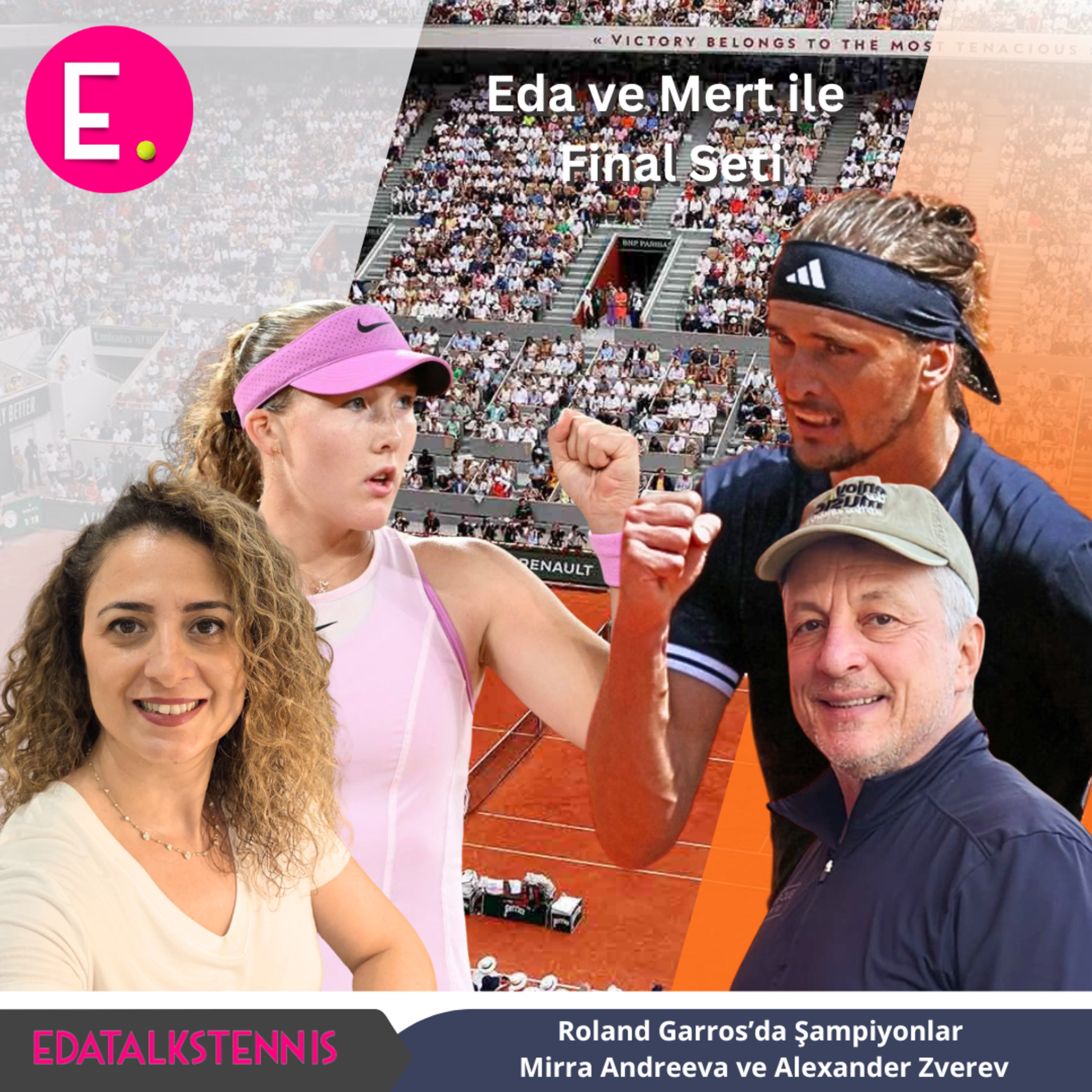 Roland Garros'da Şampiyonlar Mirra Andreeva ve Alexander Zverev! episode artwork