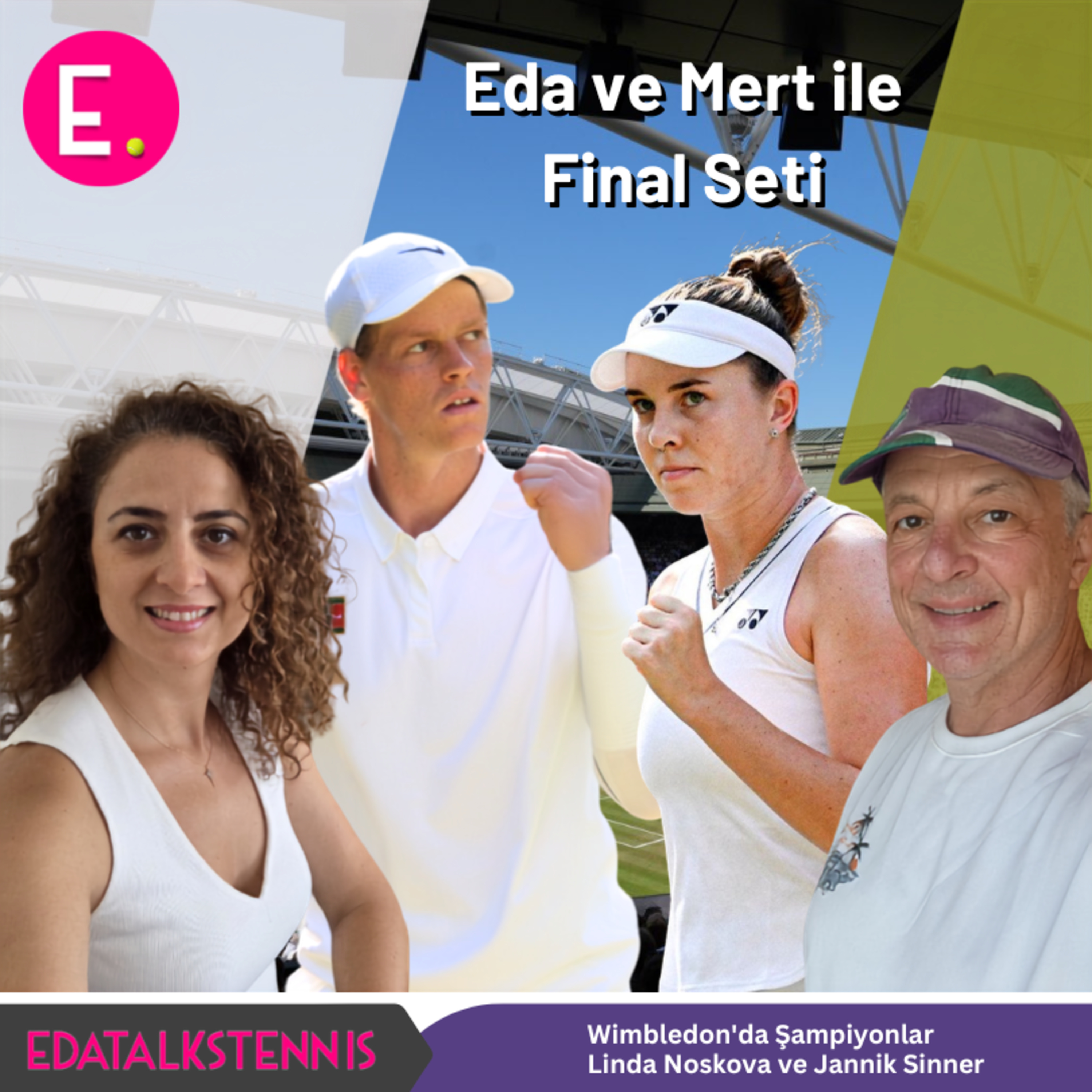 Wimbledon'da Şampiyonlar Linda Noskova ve Jannik Sinner episode artwork
