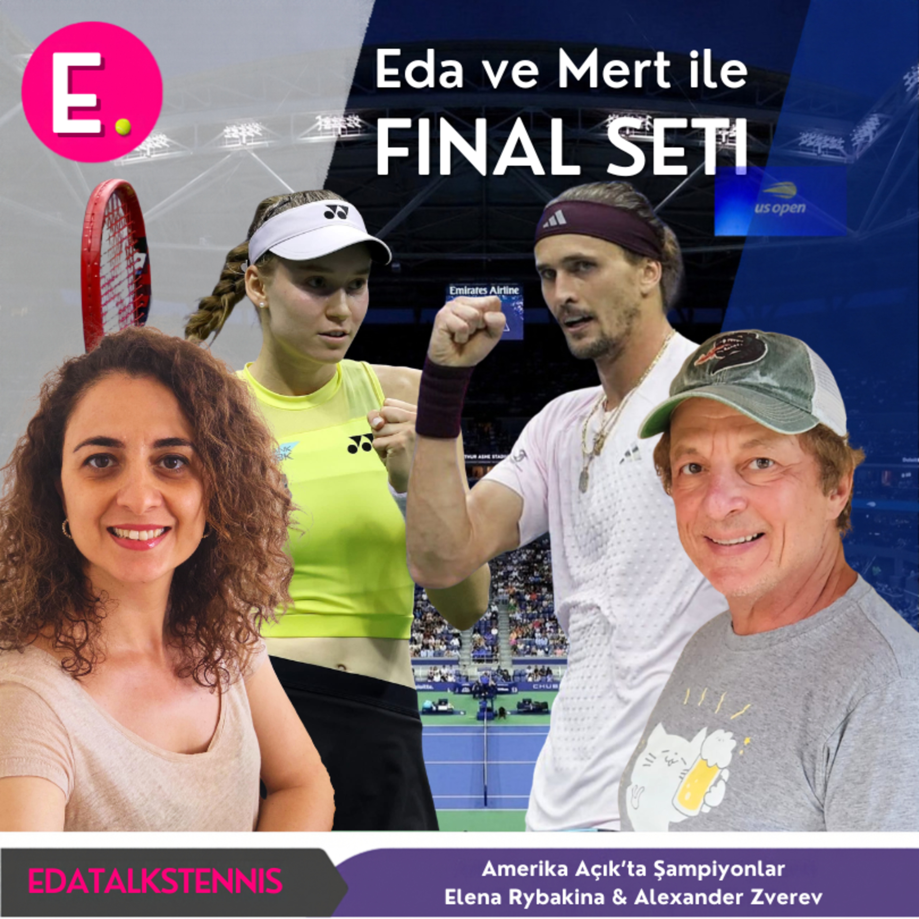 Amerika Açık'ta Şampiyonlar Elena Rybakina ve Alexander Zverev! episode artwork