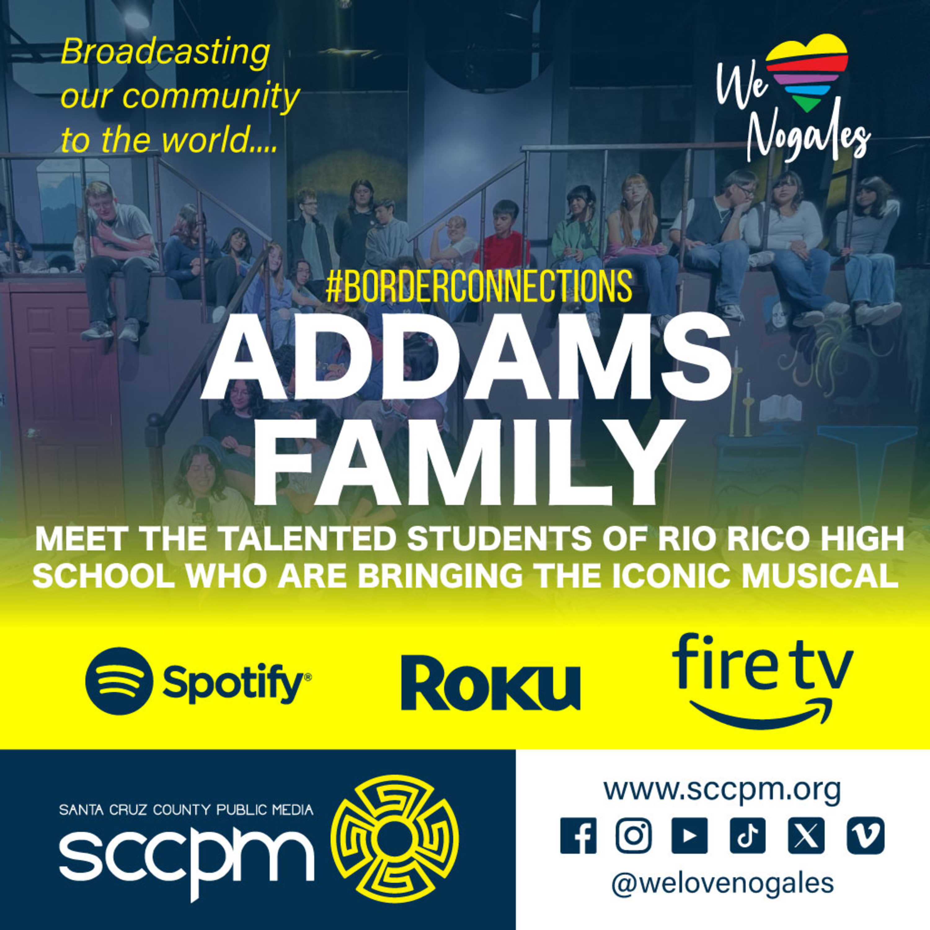 Meet the talented students of Rio Rico High School who are bringing the iconic musical "Addams Family" episode artwork