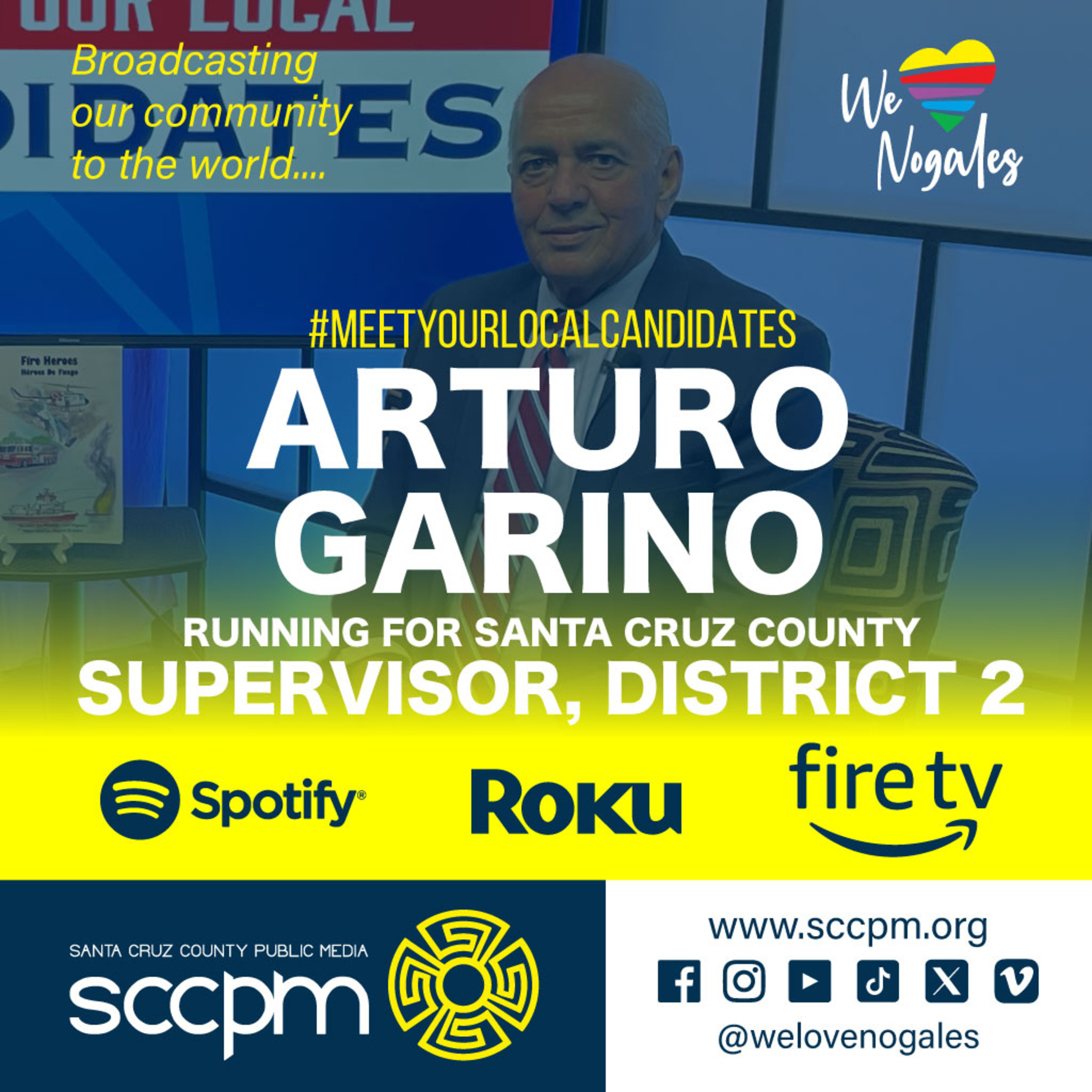 Arturo Garino, running for Santa Cruz County Supervisor, District 2 episode artwork