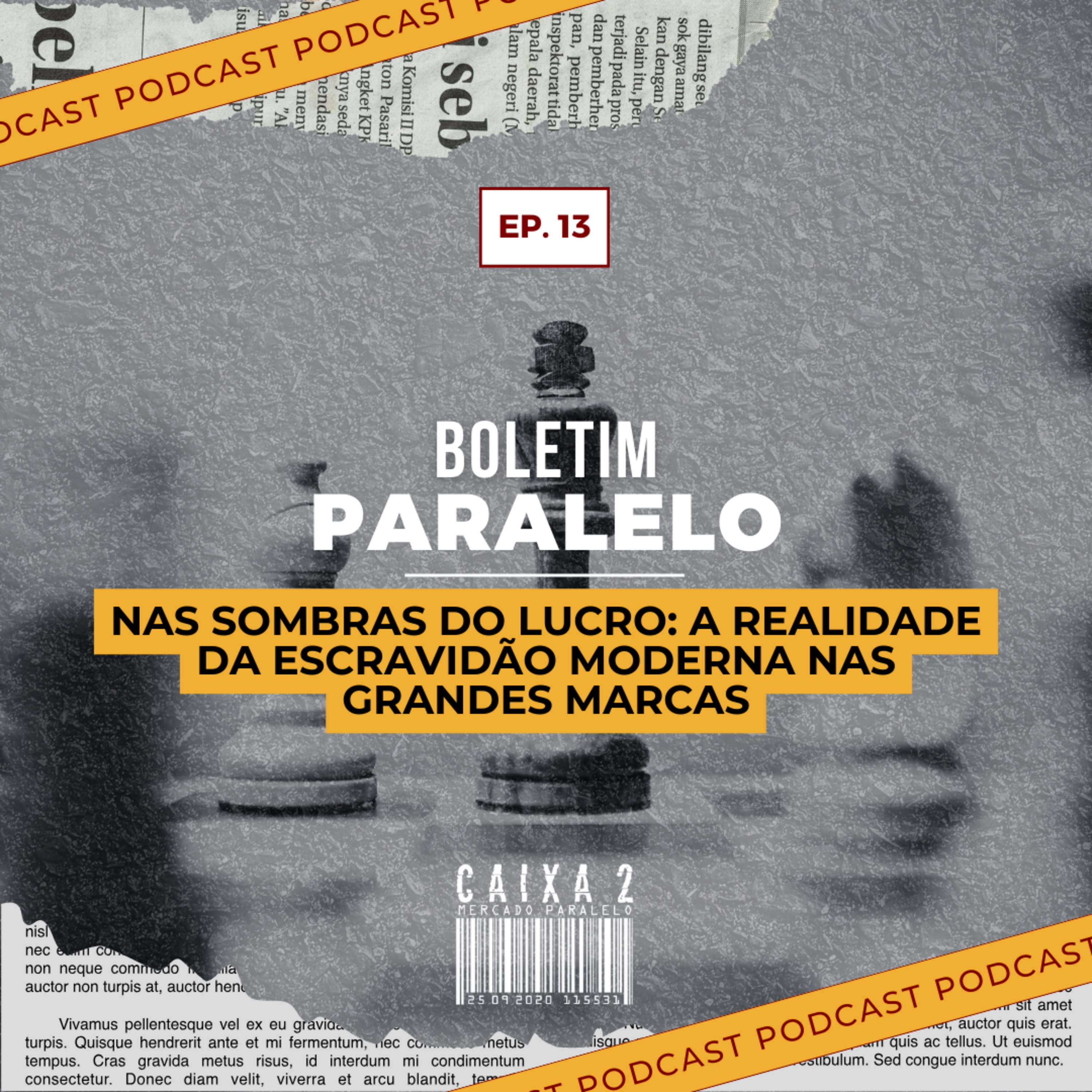 #13 - Nas Sombras do Lucro: A Realidade da Escravidão Moderna nas Grandes Marcas episode artwork