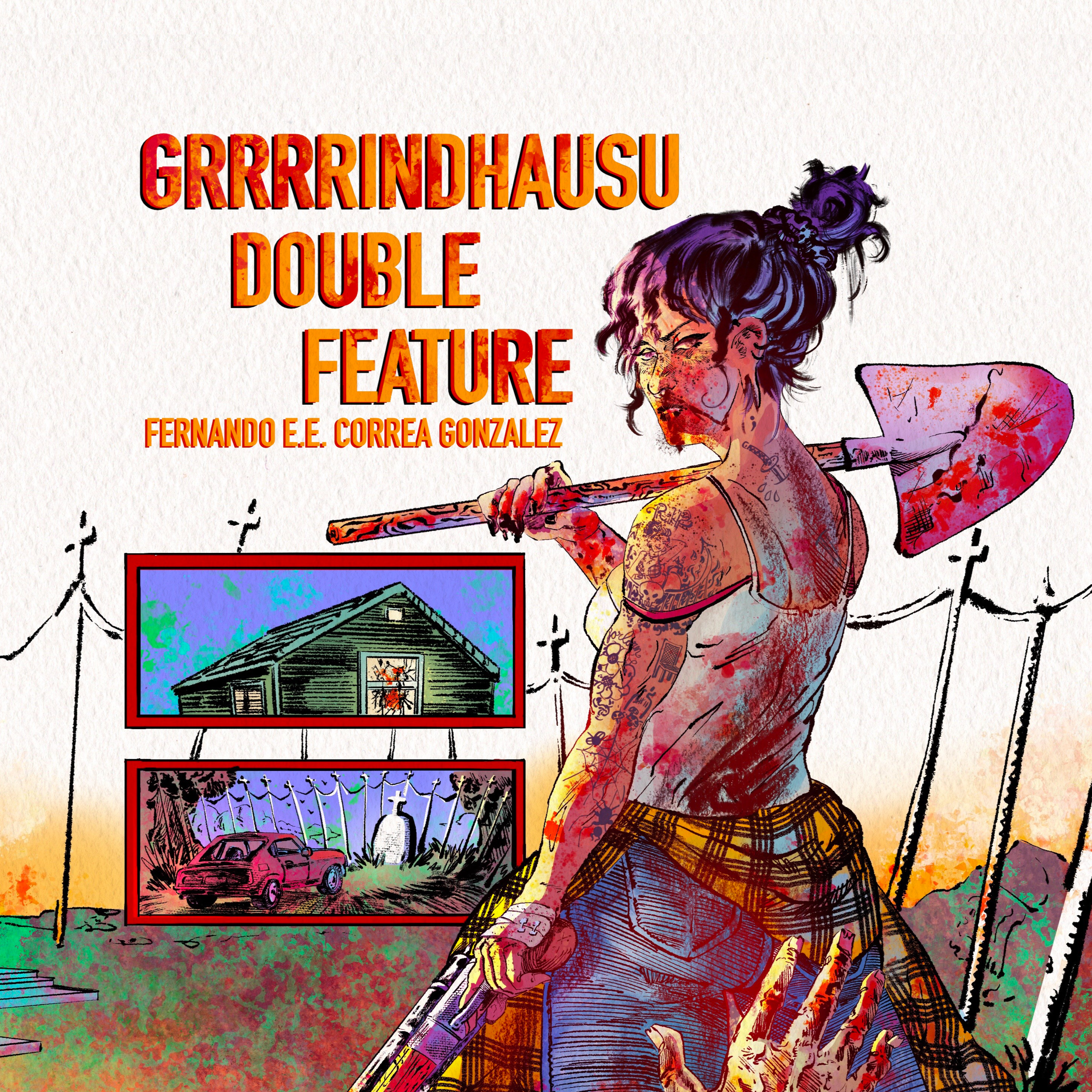 Grrrindhausu Double Feature: Cursed Misfits, Re-Animated Corpses & More Grotesque Pictures - The Audiobook episode artwork