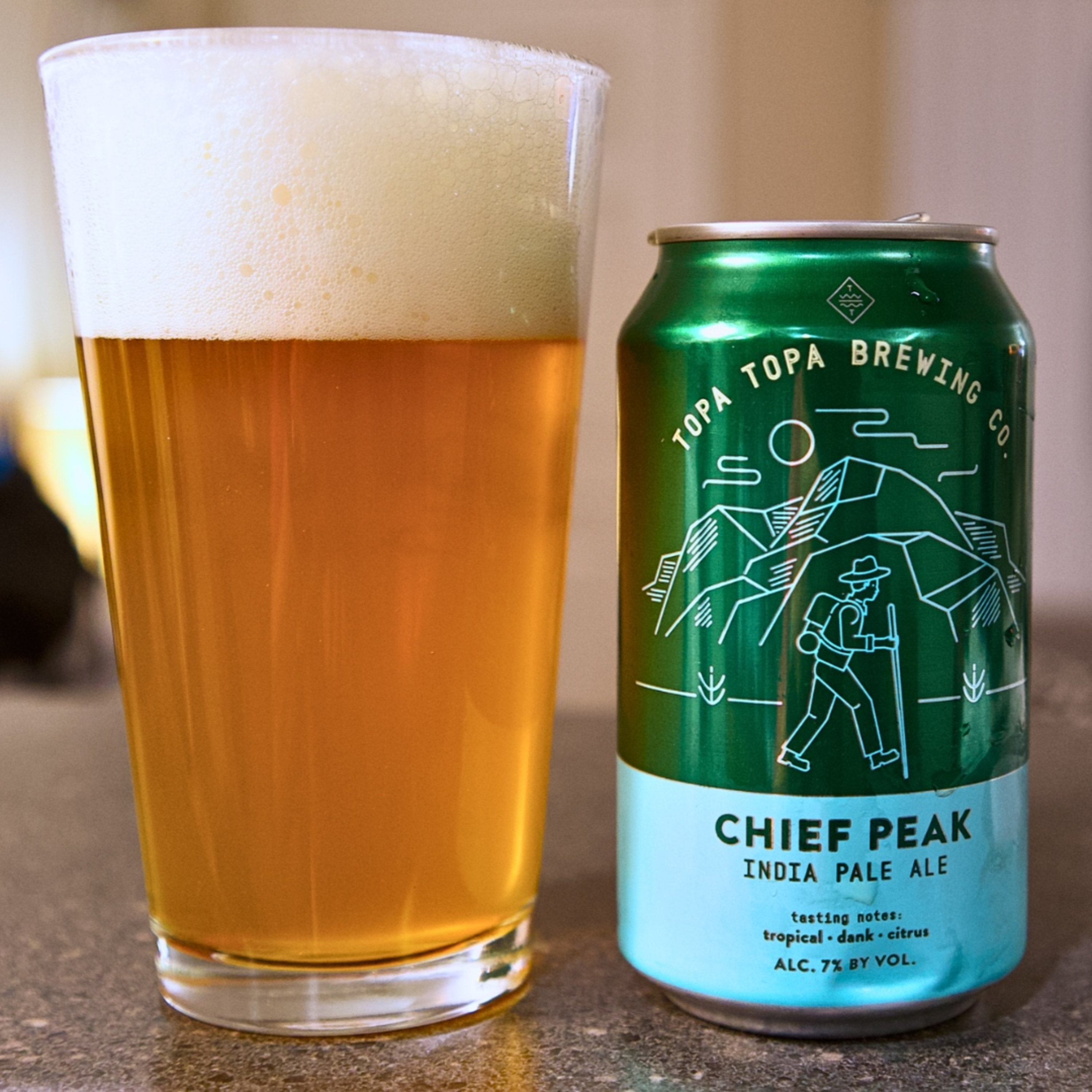 #129 - Topa Topa Brewing Company - Chief Peak India Pale Ale (West Coast Style IPA) | Beer Review episode artwork