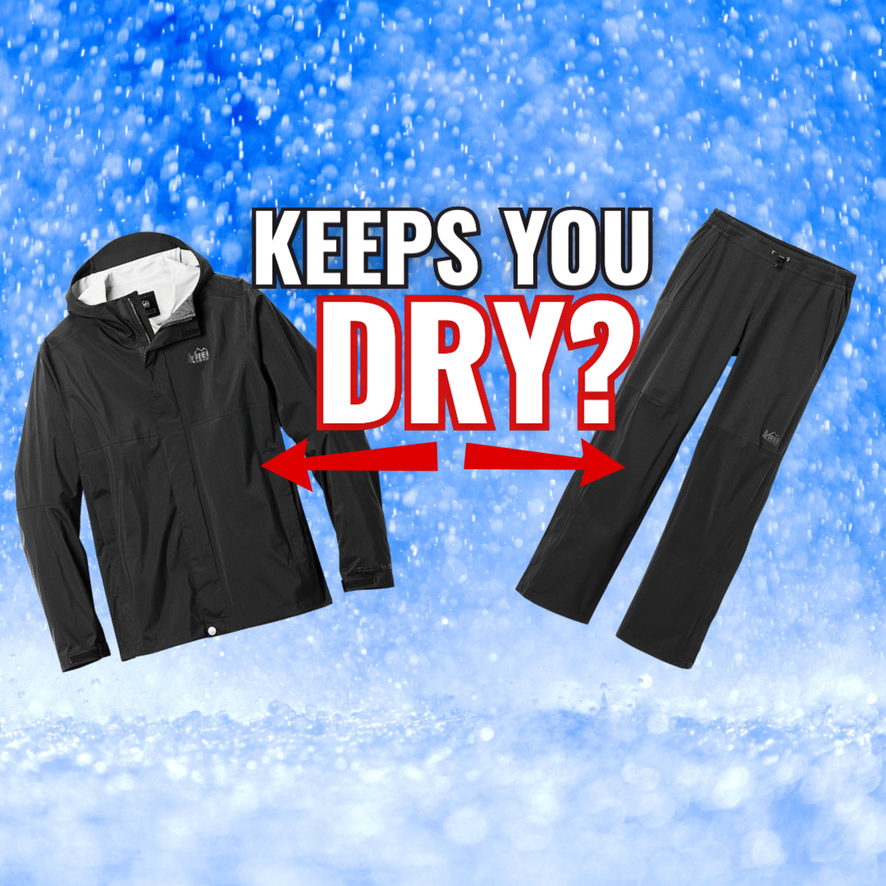 REI RAINIER Rain Jacket & REI FLASH STRETCH Rain Pants - Test & Review In BRUTAL Rainstorm! episode artwork