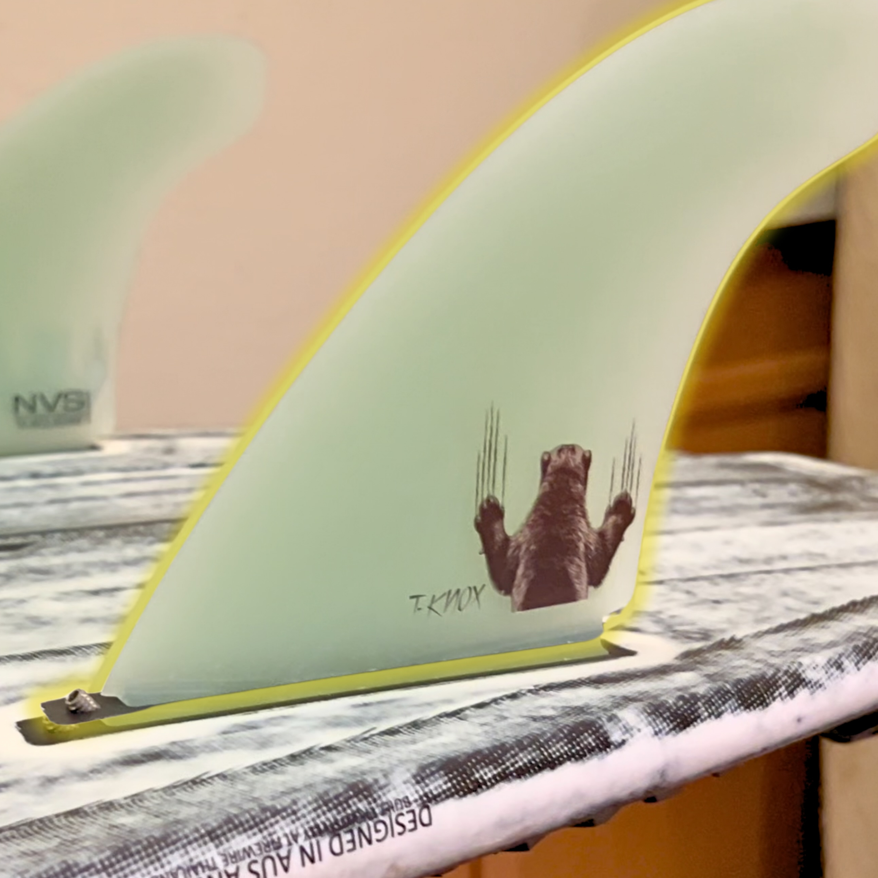 Taylor Knox WOLVERINE Twin Fins by NVS (Review) Surfing em' in the Firewire REVO MAX in PUMPING Surf episode artwork